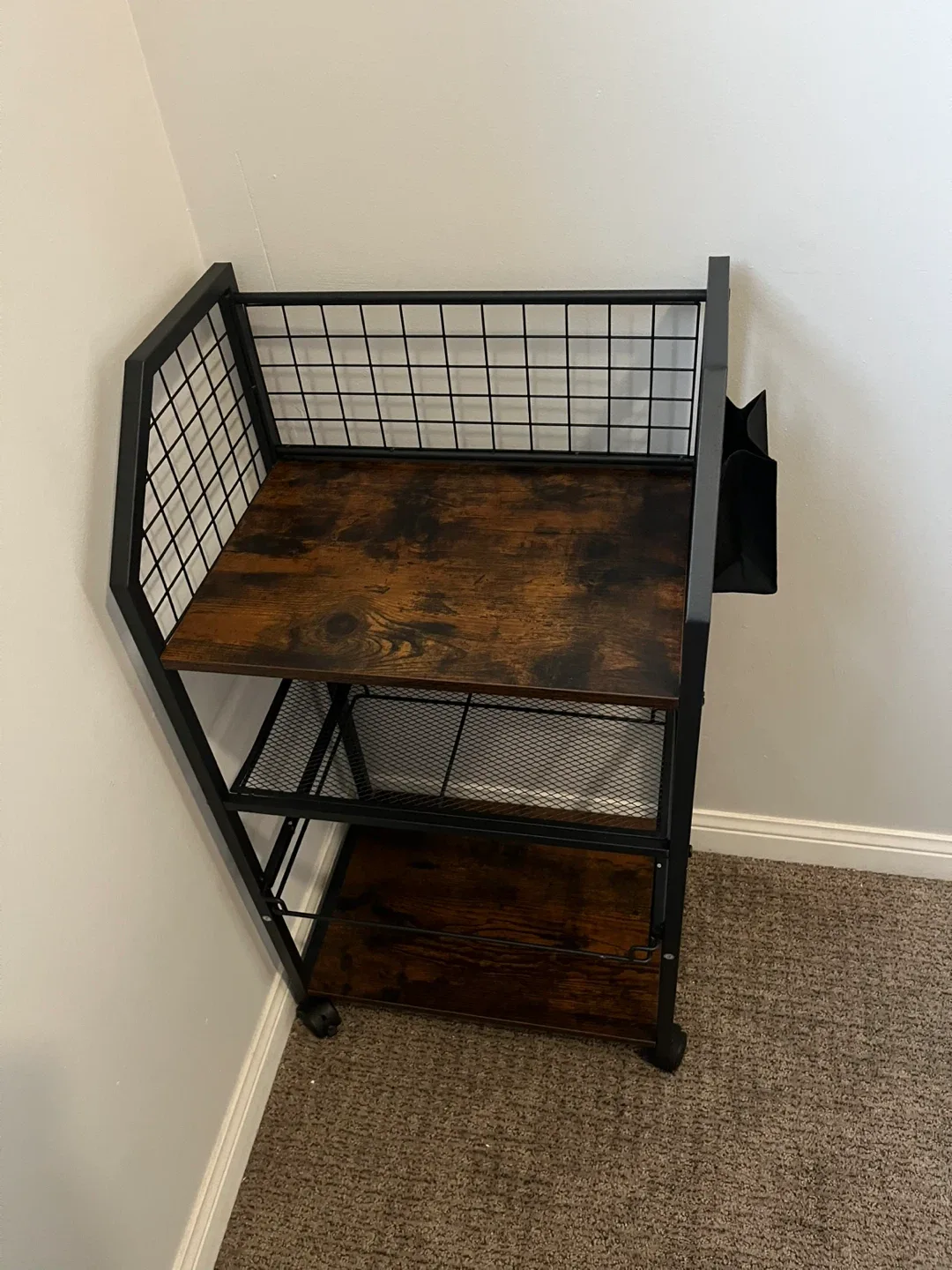 Rolling Utility Cart with 3 Shelves thumbnail