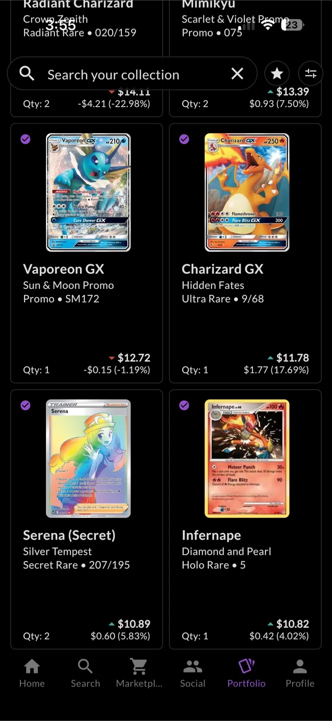 Pokemon Cards Collection selling at 75% MV image indicator(6)