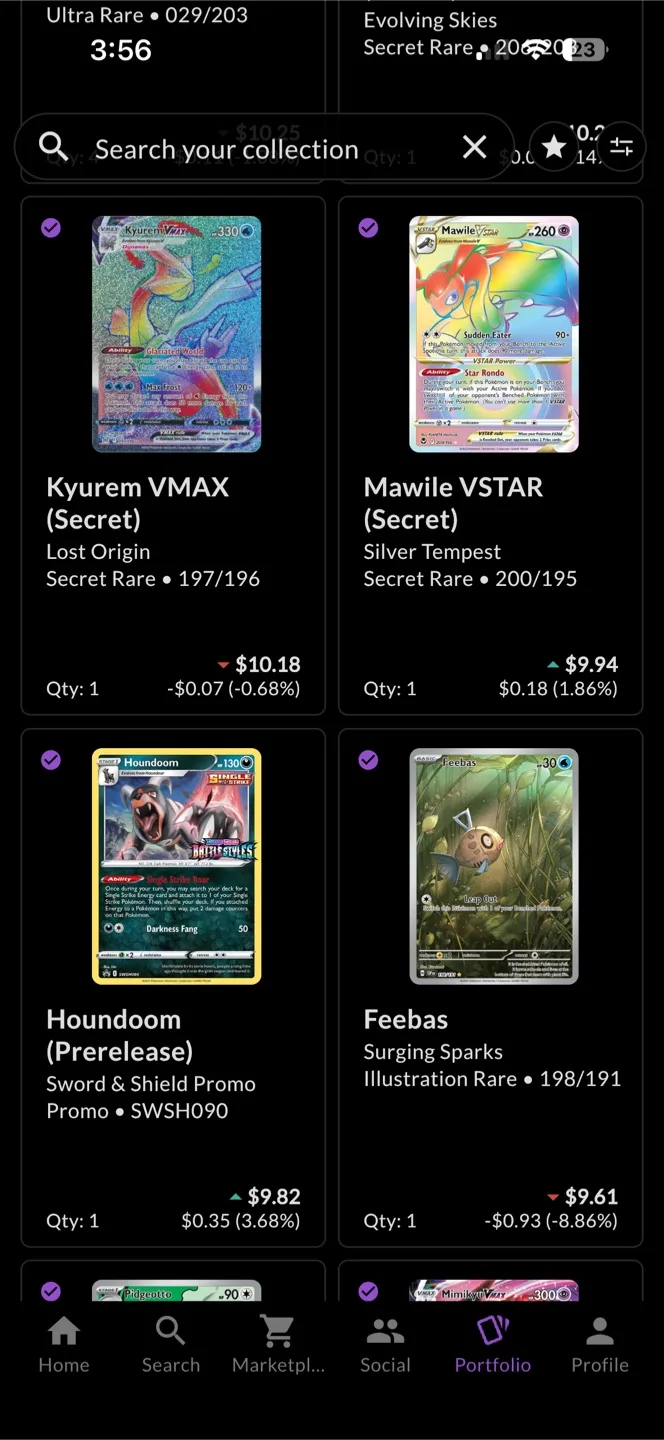 Pokemon Cards Collection selling at 75% MV image indicator(8)