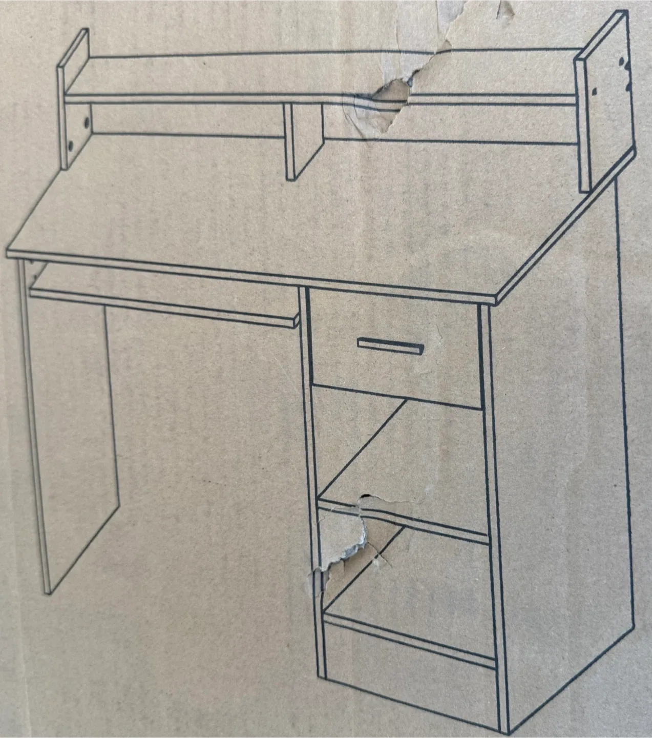 Computer Desk 113.5x64x15cm image indicator(2)