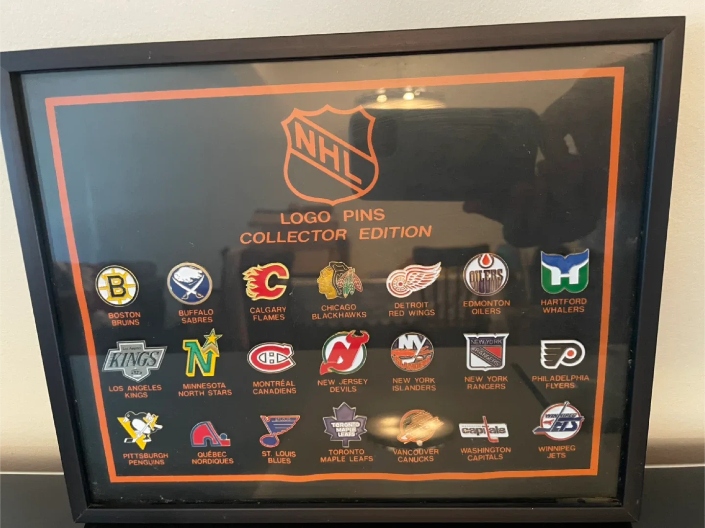 NHL Logo Pins Collector Edition Framed image indicator(2)