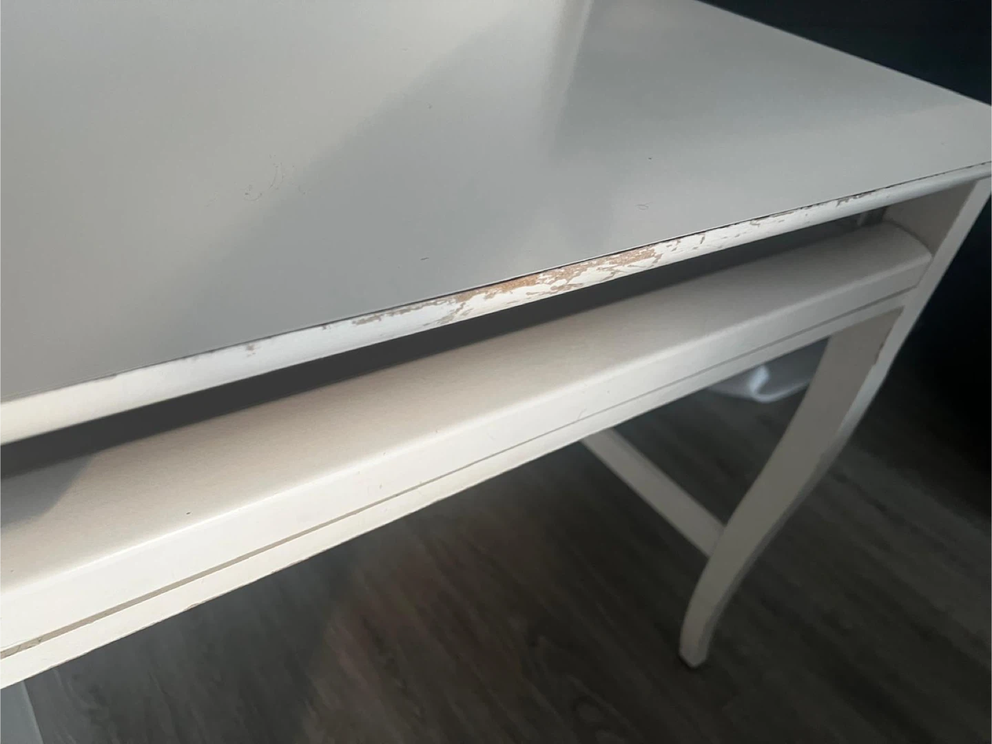White Desk with Hutch - photo 4