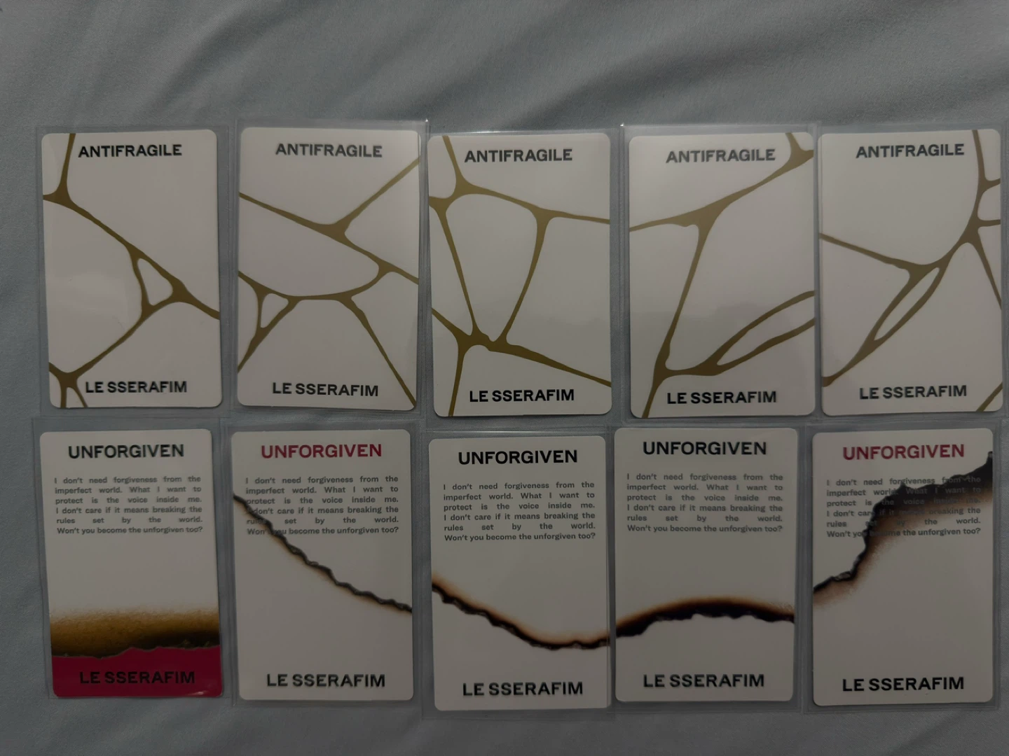 LE SSERAFIM Official Album Photocards - photo 2