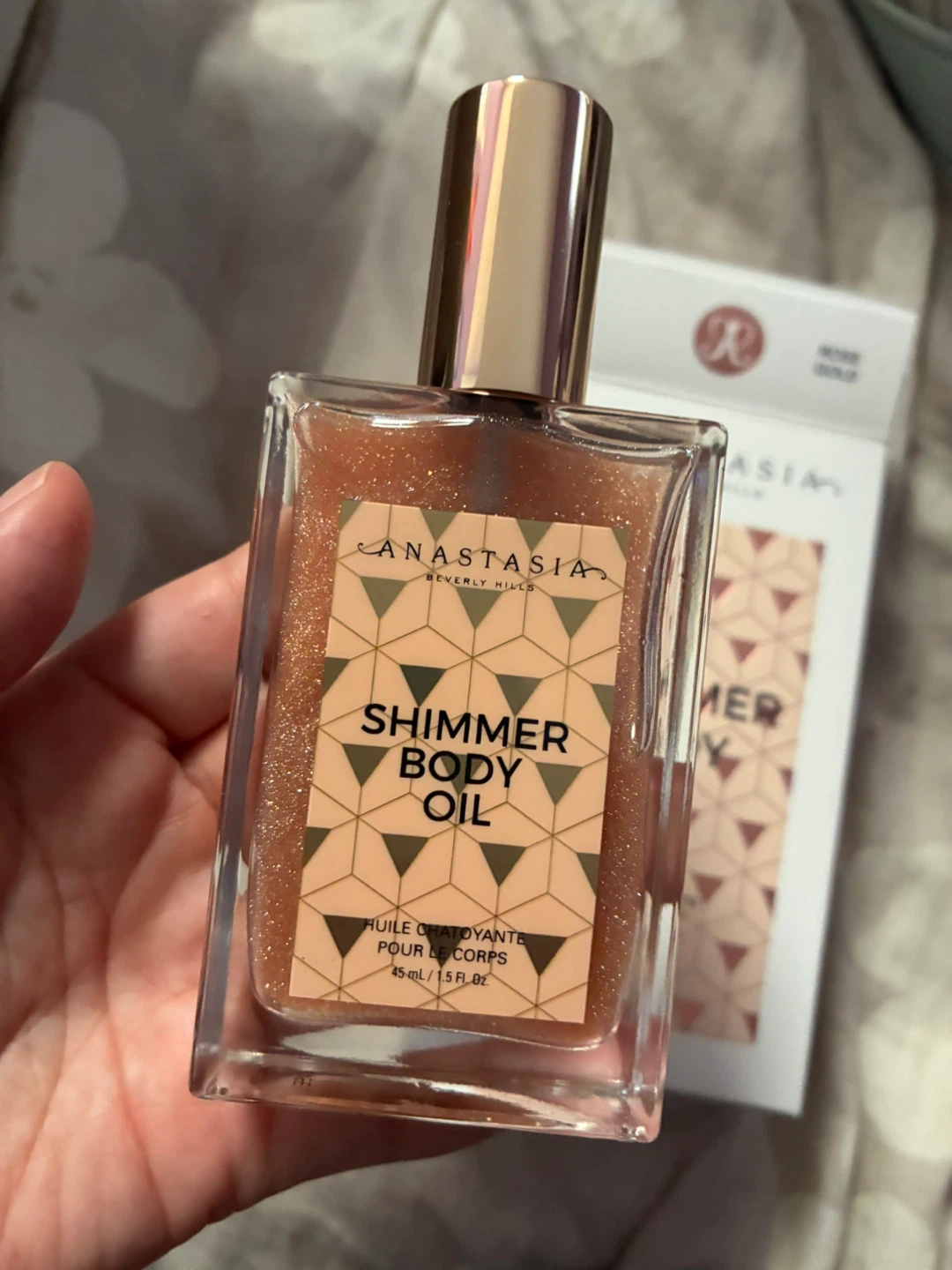 Anastasia Beverly Hills Shimmer Body Oil 1.5oz in ROSE GOLD - photo 2