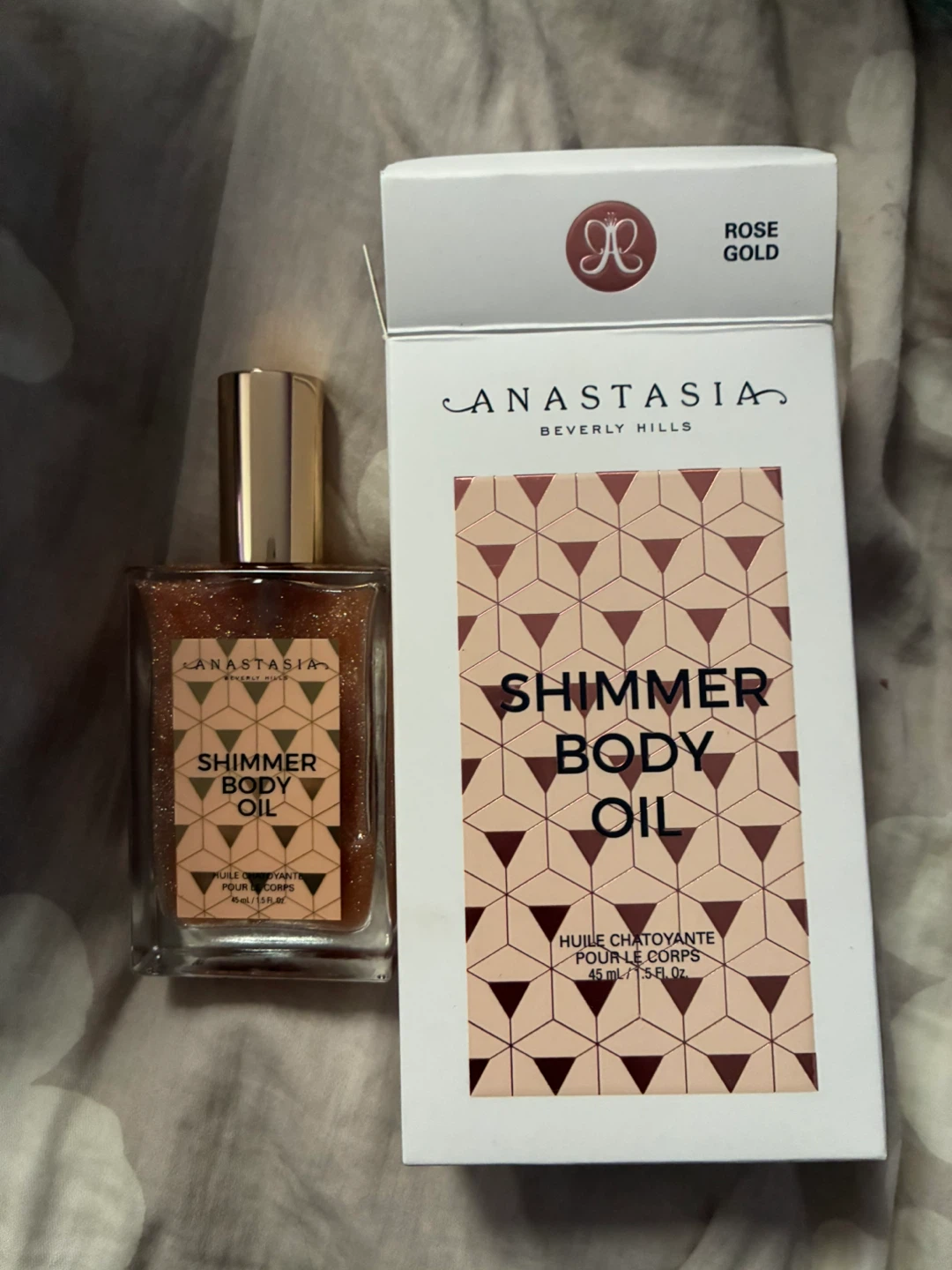 Anastasia Beverly Hills Shimmer Body Oil 1.5oz in ROSE GOLD