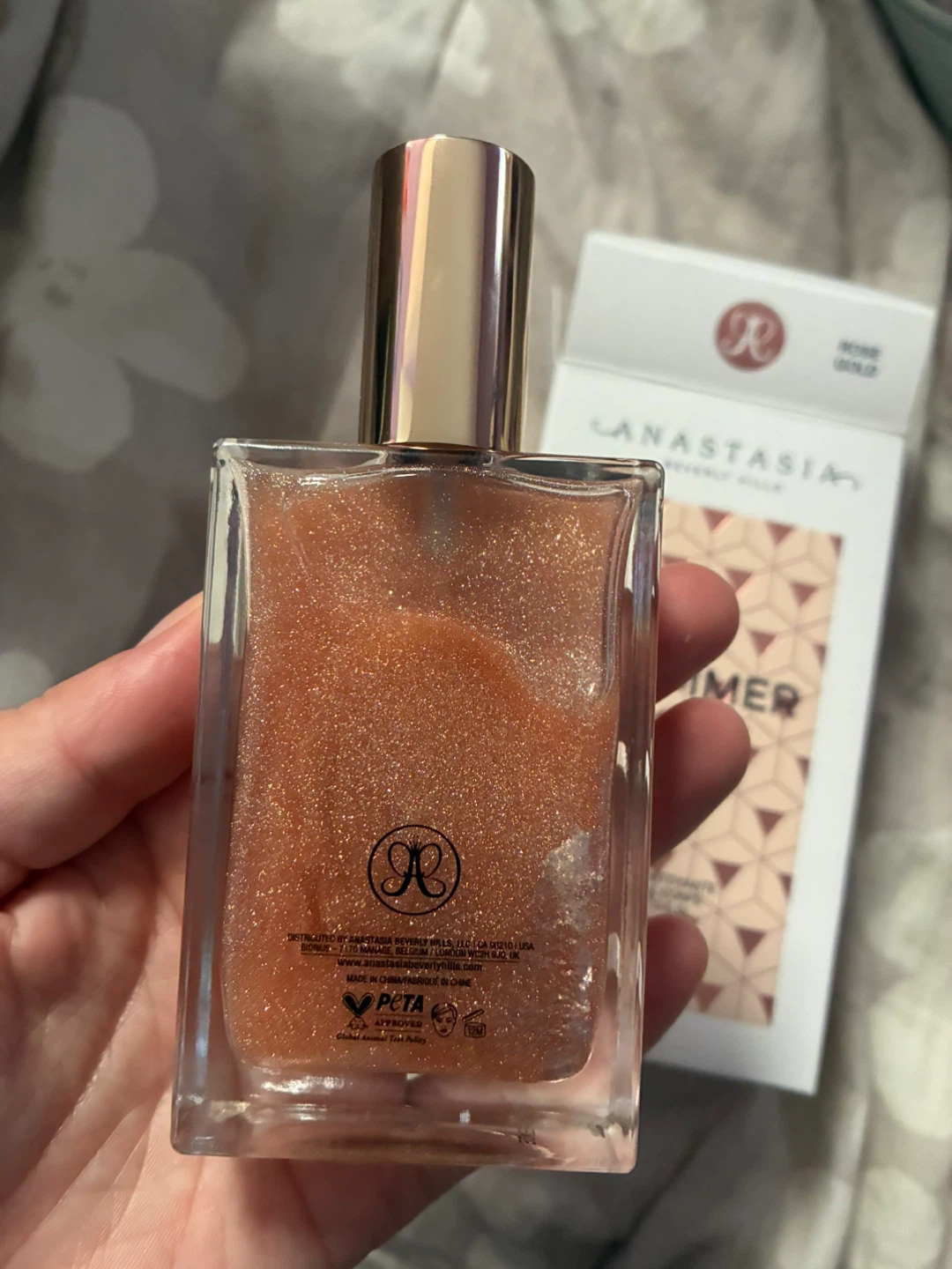 Anastasia Beverly Hills Shimmer Body Oil 1.5oz in ROSE GOLD - photo 3
