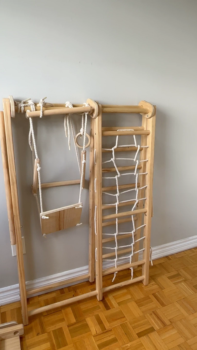 Wooden Climbing Frame with Slide and Swing - photo 4