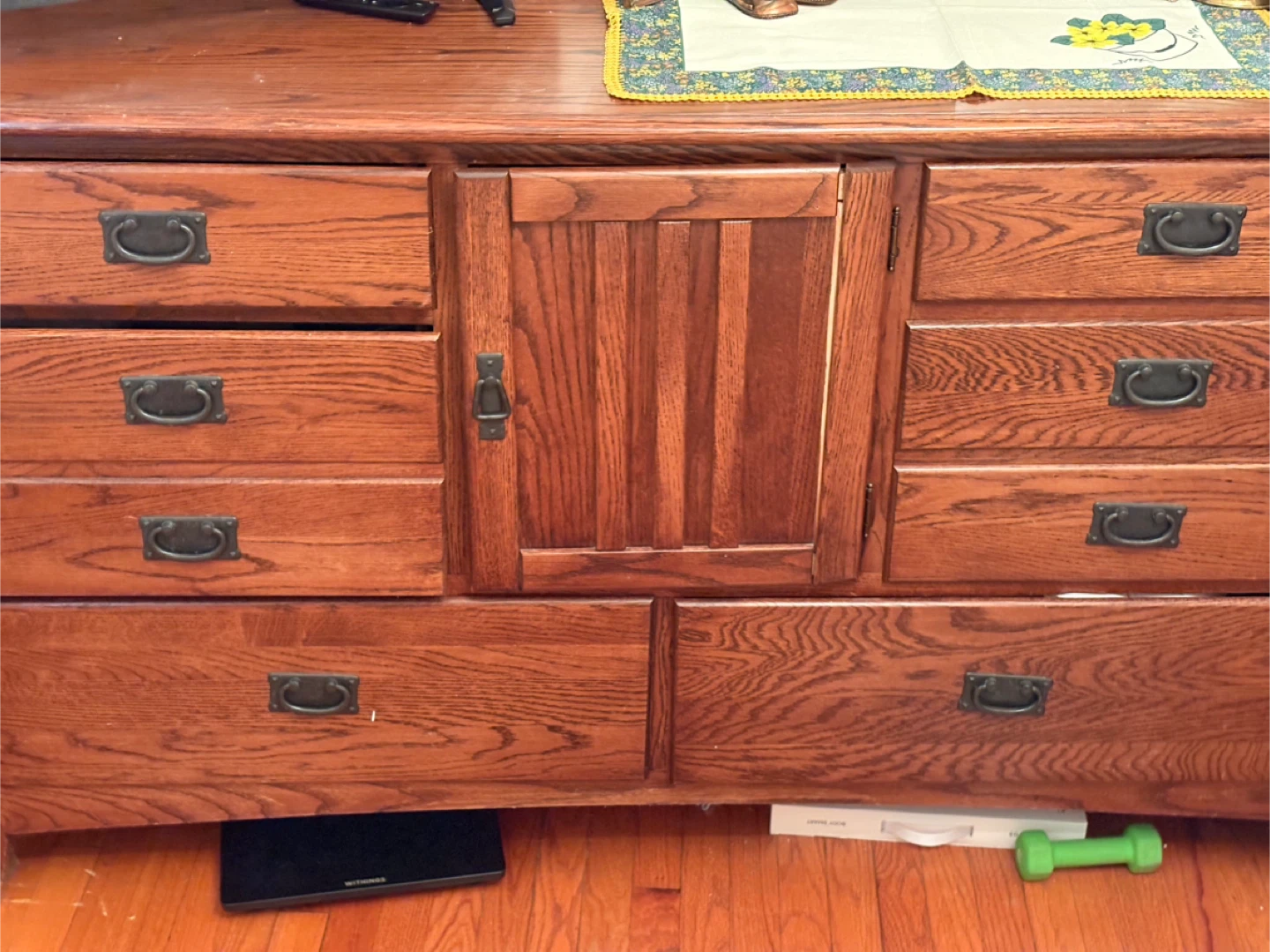 Wood Dresser with Mirror - photo 2