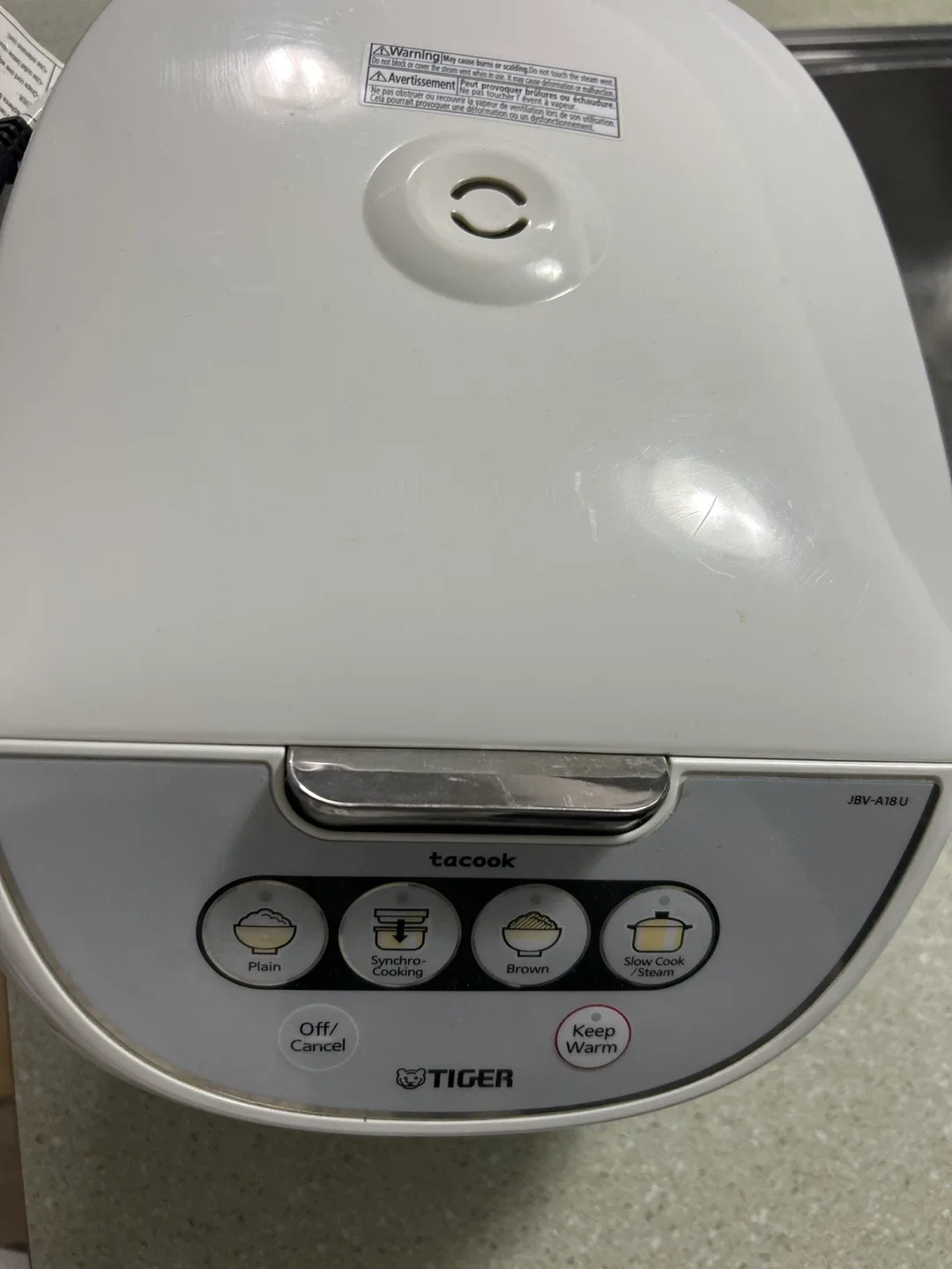 Tiger Tacook JBV-A18U Rice Cooker thumbnail