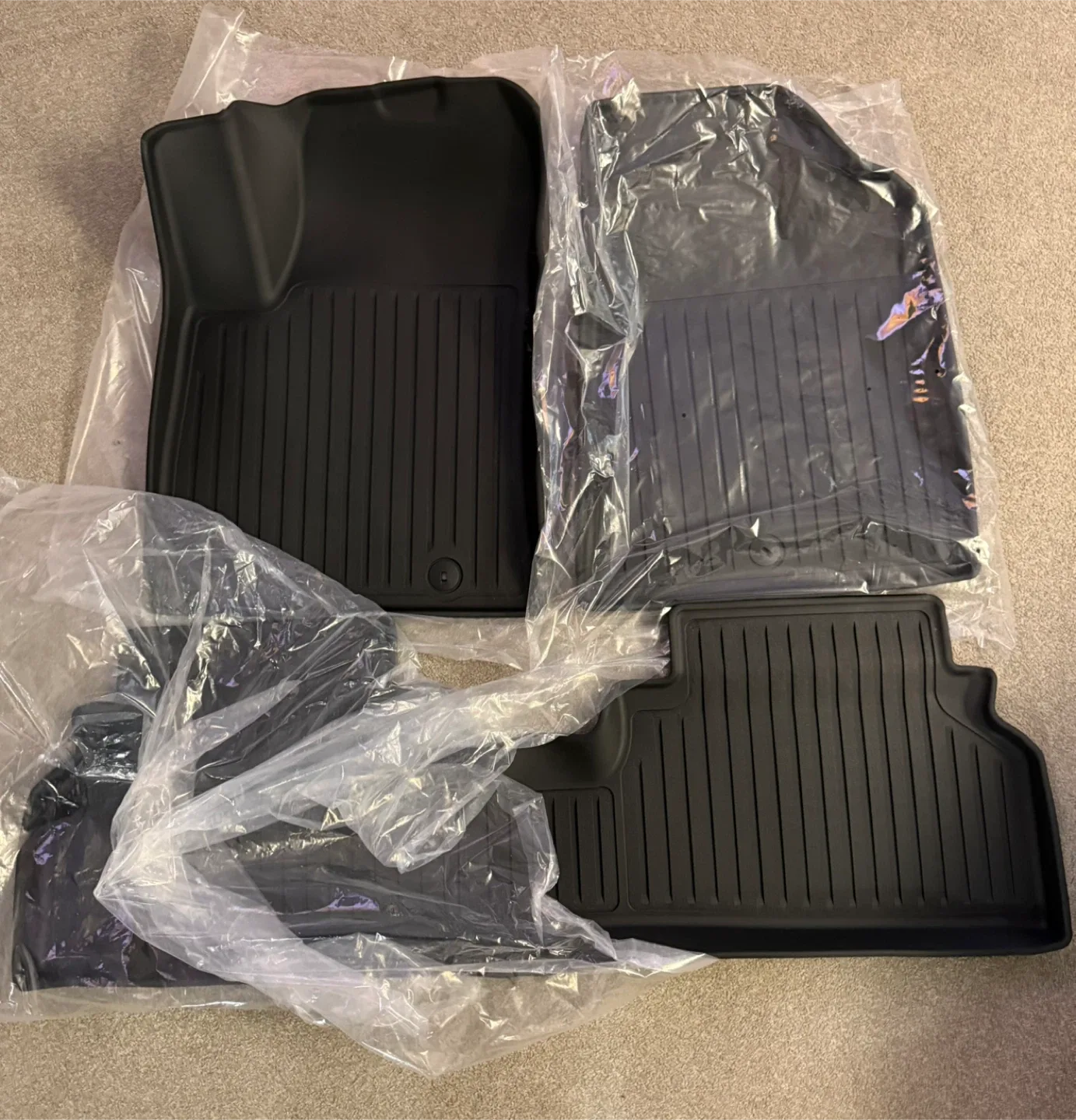 2024-2025 Hyundai KONA EV Electric All Weather Floor Mats image indicator(2)