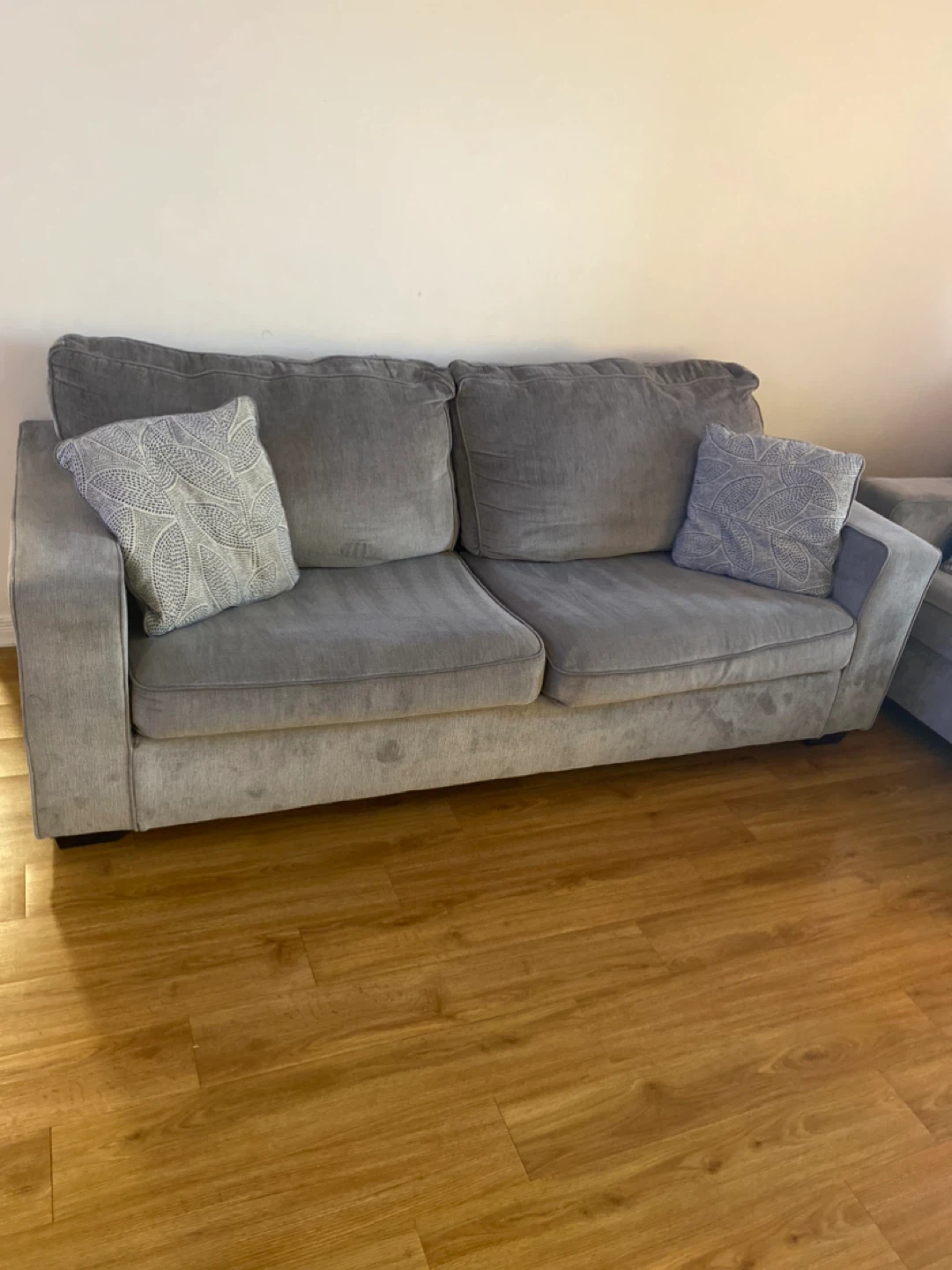 Grey Loveseat and Sofa Set - photo 2