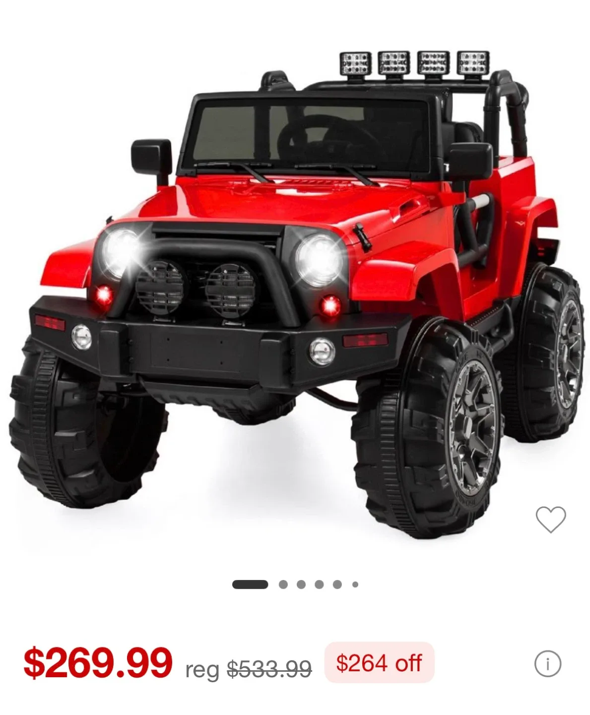 Kids Ride-On Jeep & Razor MX125 Dirt Bike image indicator(4)