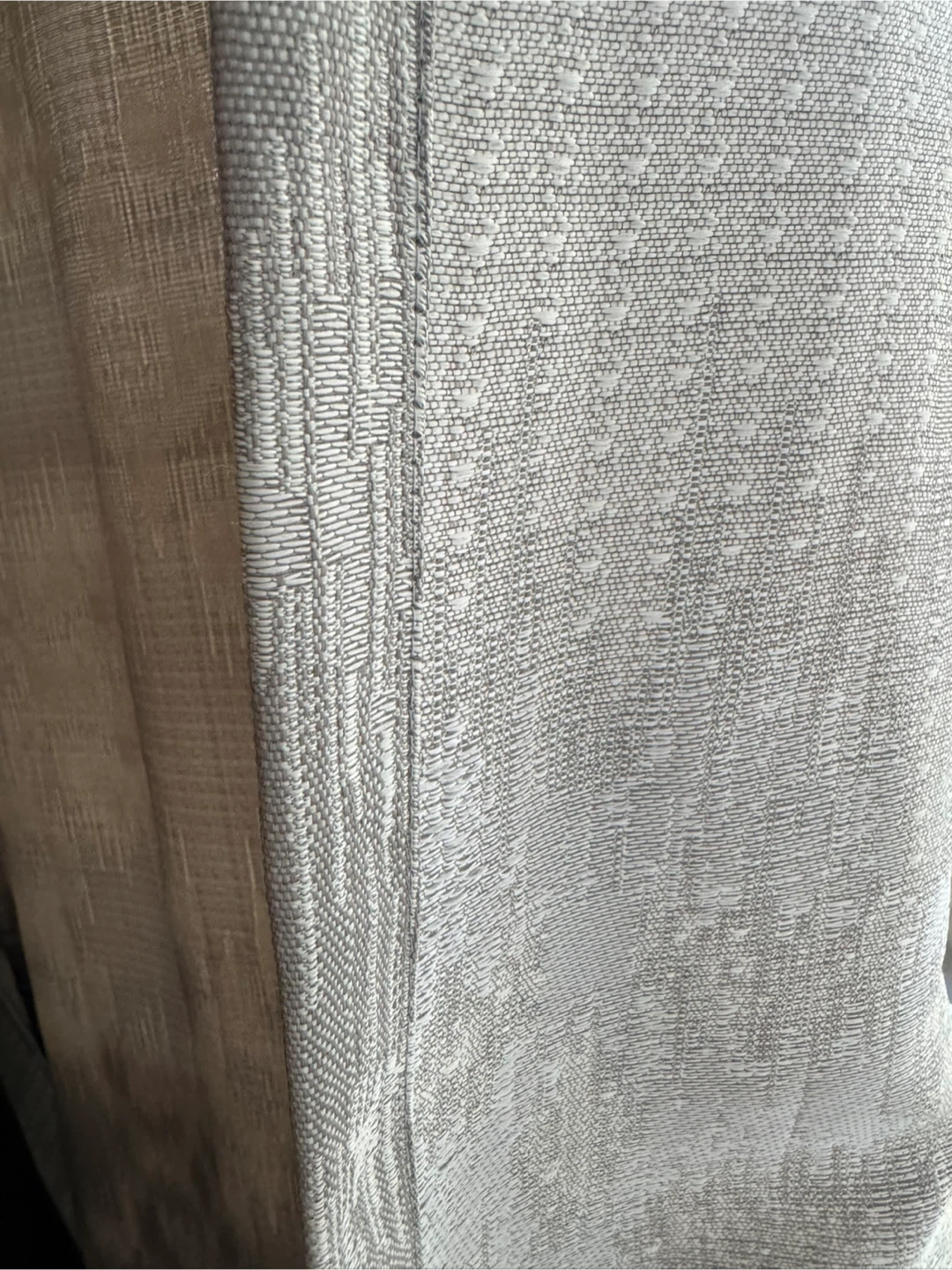 Grey patterned curtain - photo 2