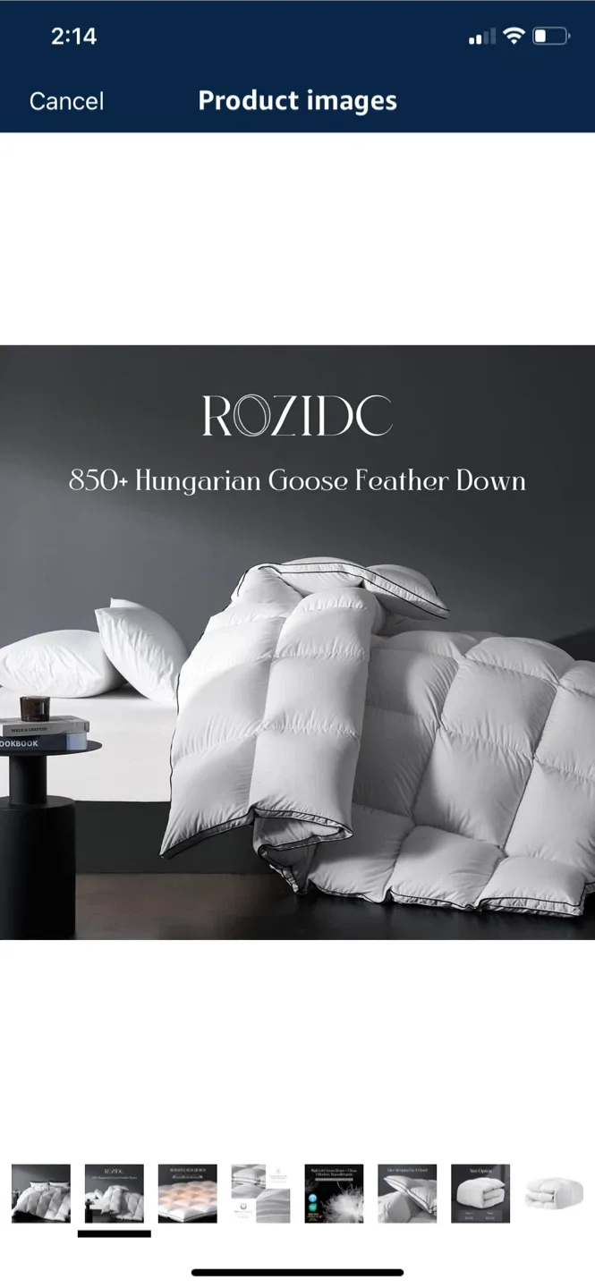 ROZIDC Goose Down Duvet - King Size image indicator(2)