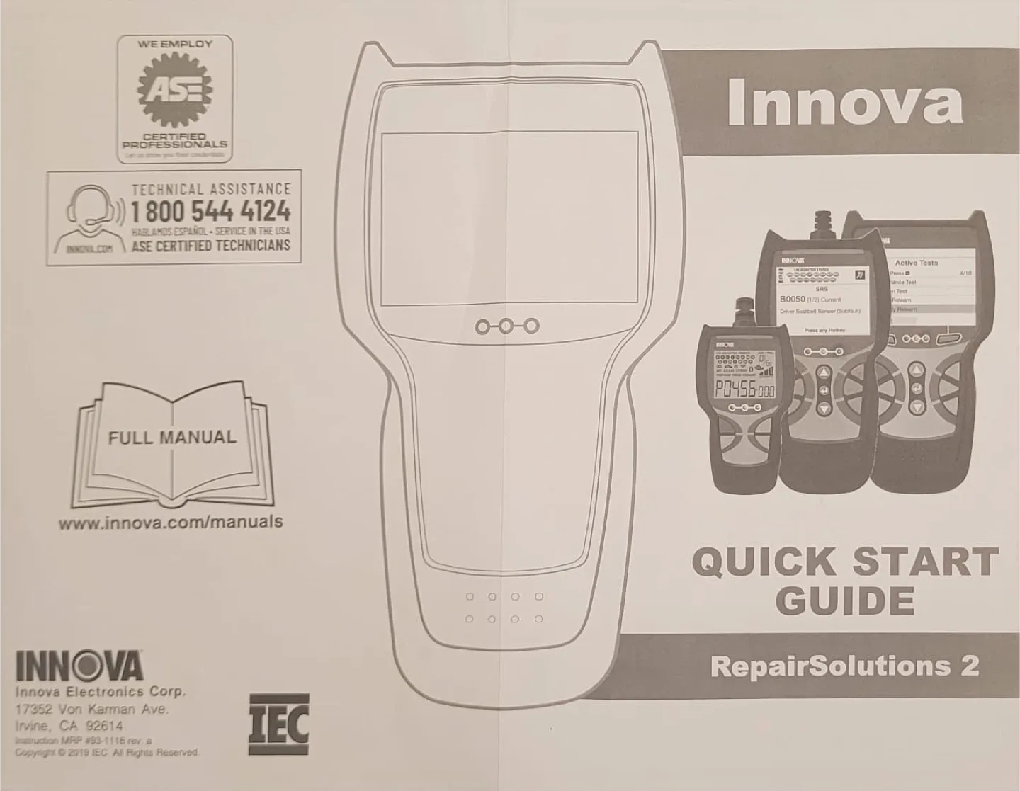 Innova 3100rs FixAssist OBD2 Scanner - New! image indicator(5)
