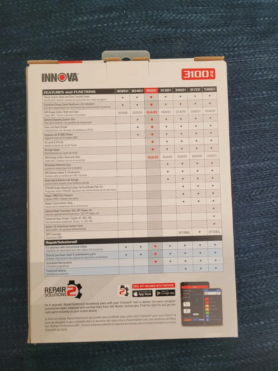 Innova 3100rs FixAssist OBD2 Scanner - New! image indicator(6)