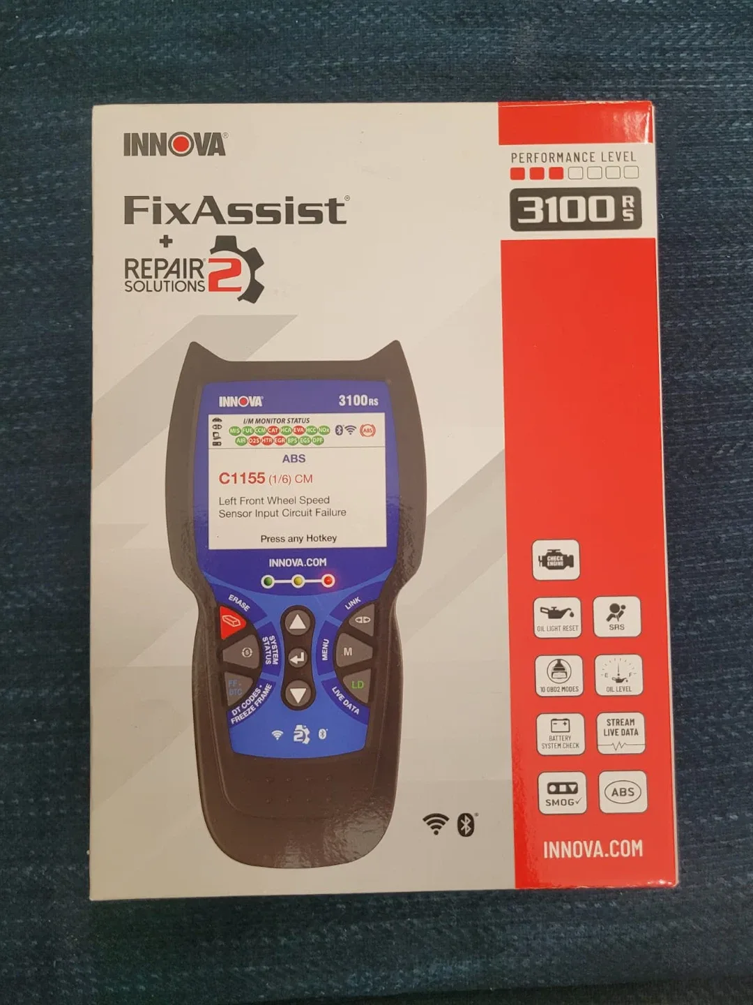 Innova 3100rs FixAssist OBD2 Scanner - New! image indicator(3)