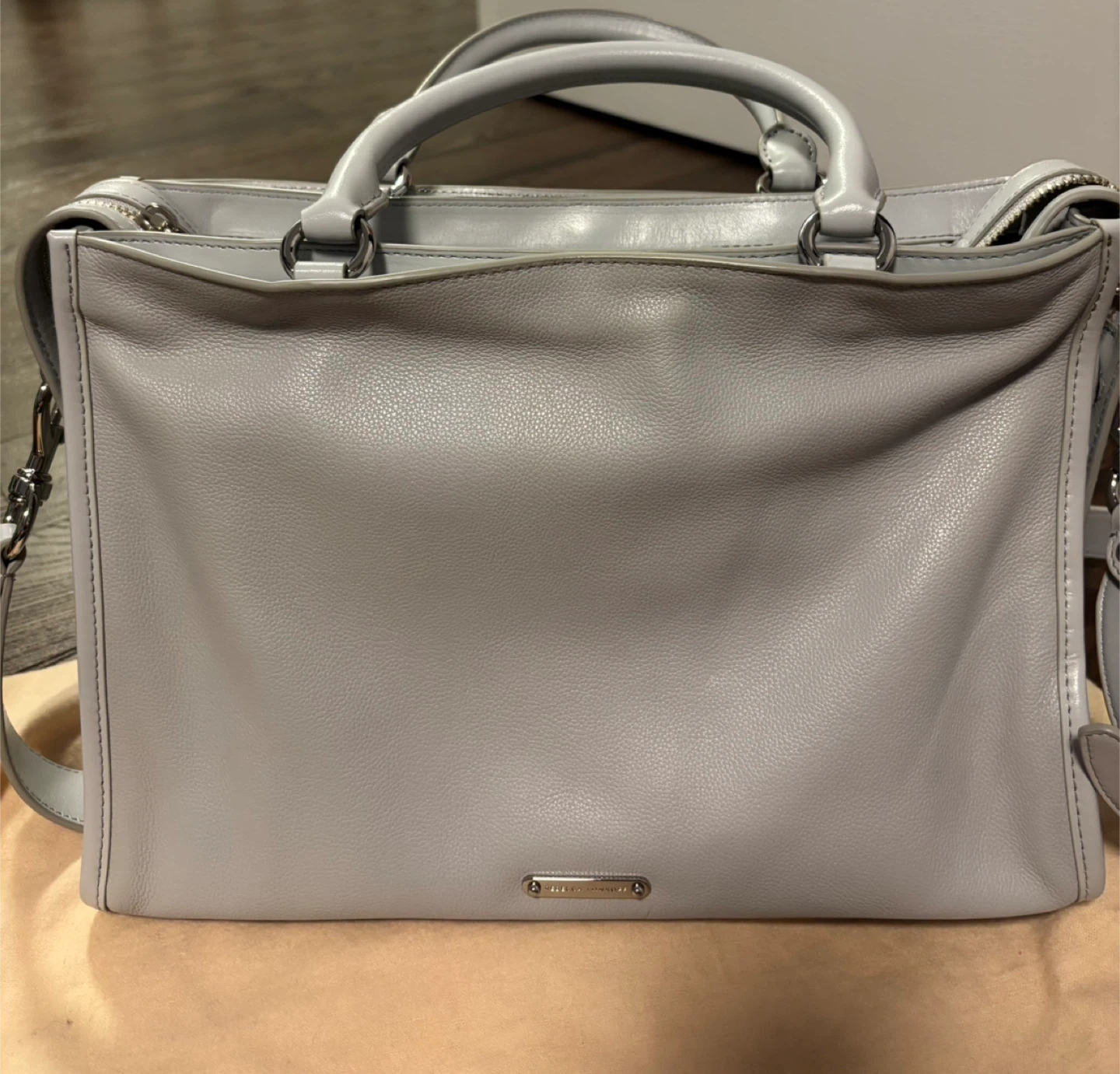 Rebecca Minkoff Grey Leather Satchel - photo 3