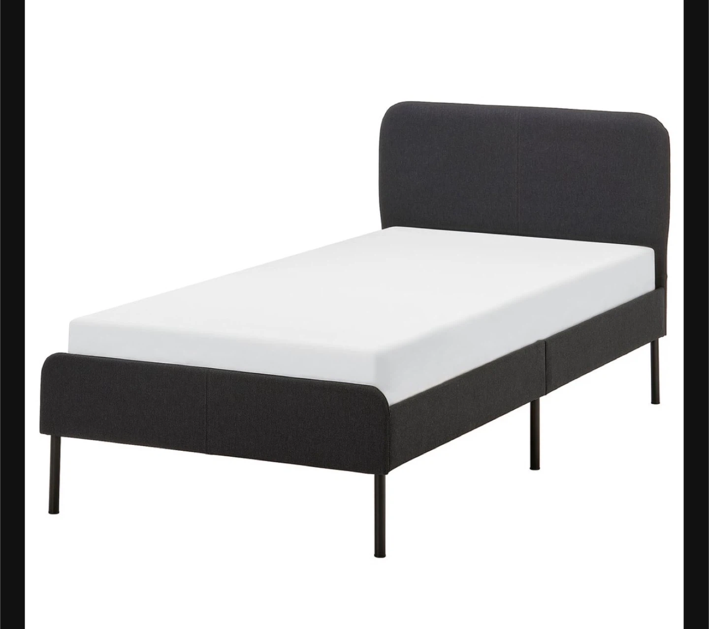 IKEA Bed Frame with Bedding
