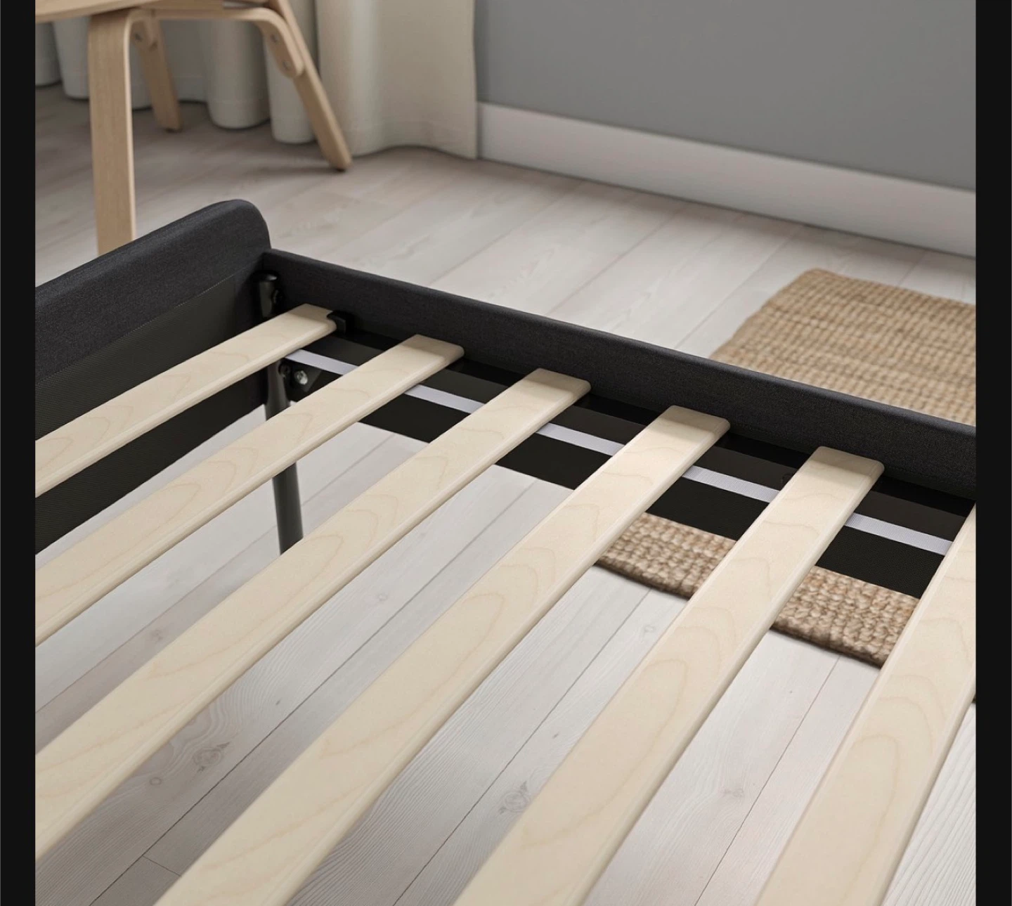 IKEA Bed Frame with Bedding - photo 4