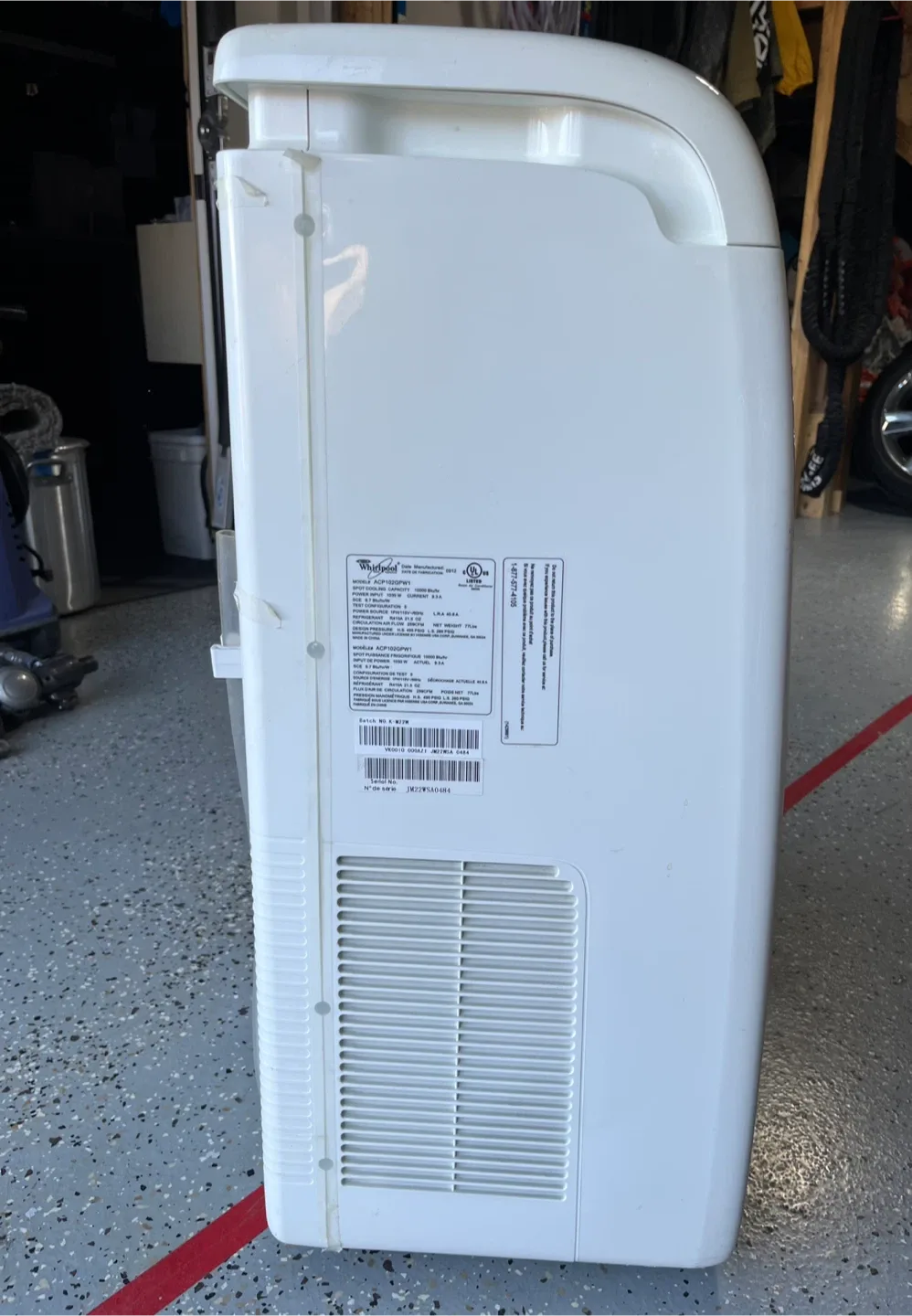 Whirlpool Portable Air Conditioner image indicator(4)