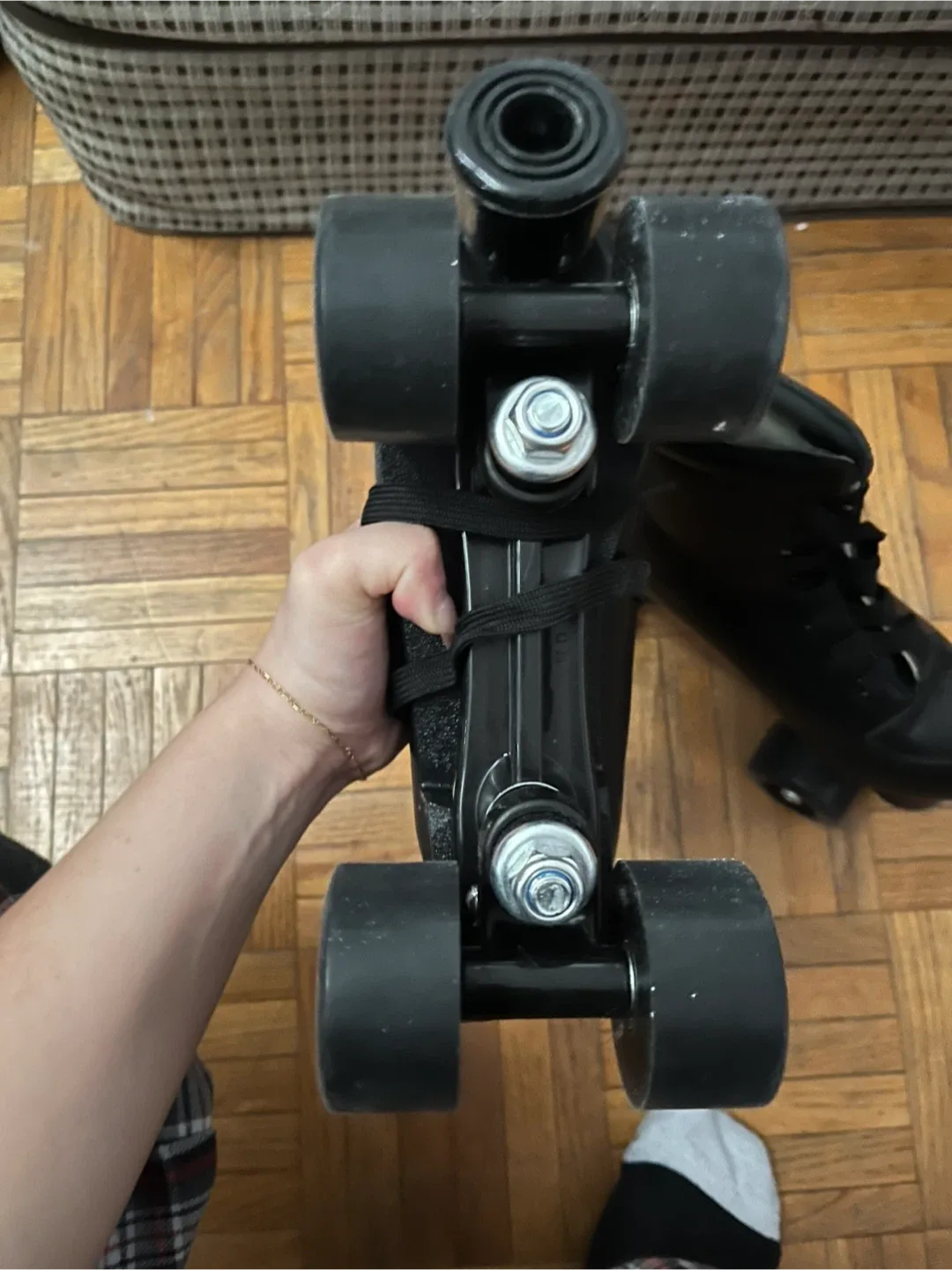 Black Roller Skates womens size 6 image indicator(6)