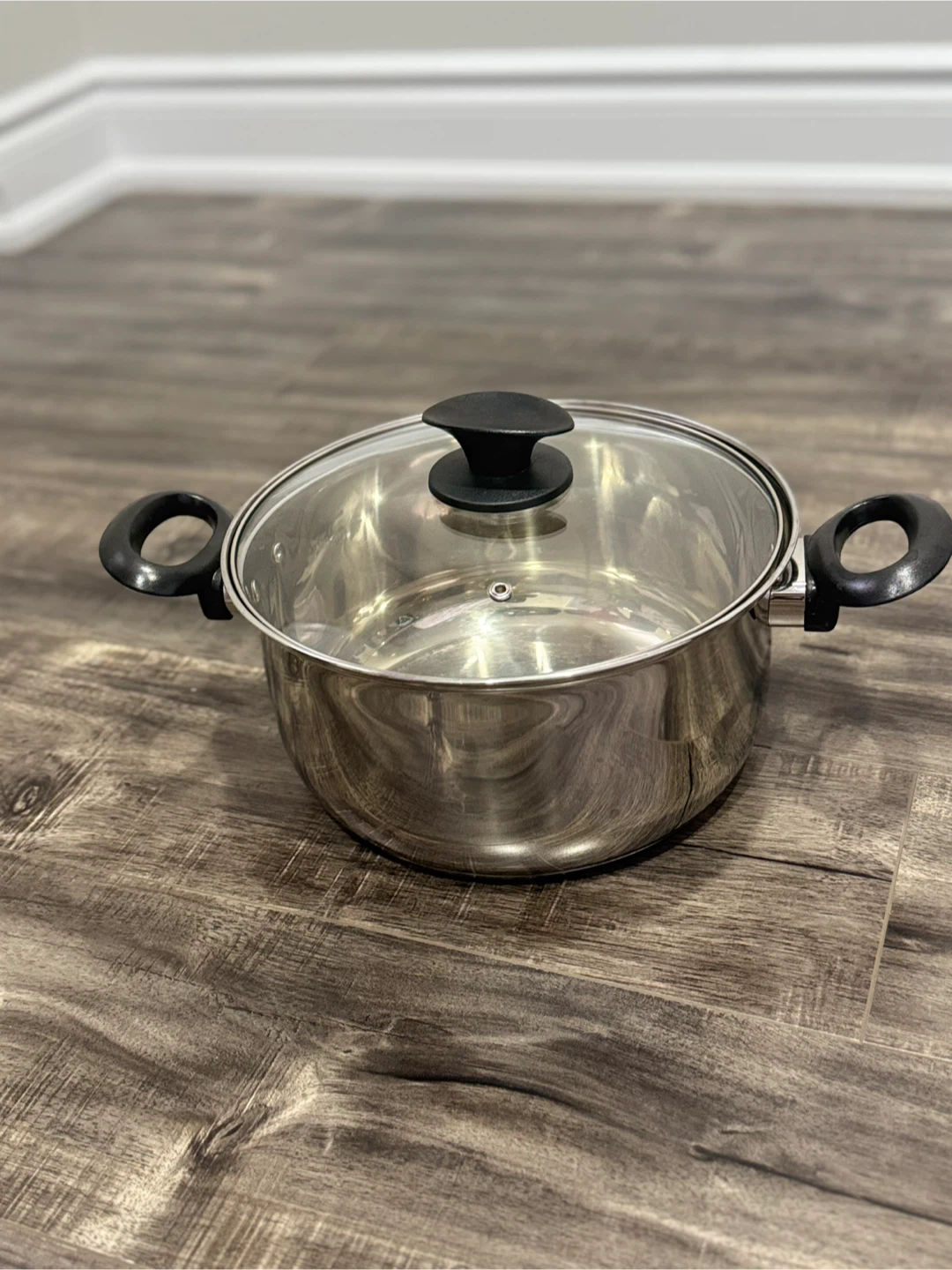 Stainless Steel Stock Pot with Lid - photo 2