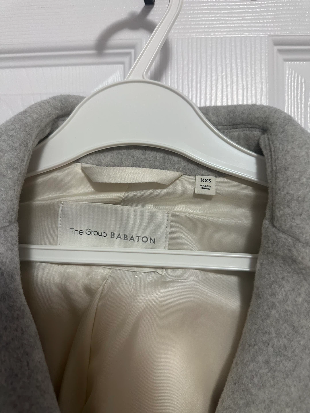 Babaton The Group Grey Wool Coat - XXS - photo 2