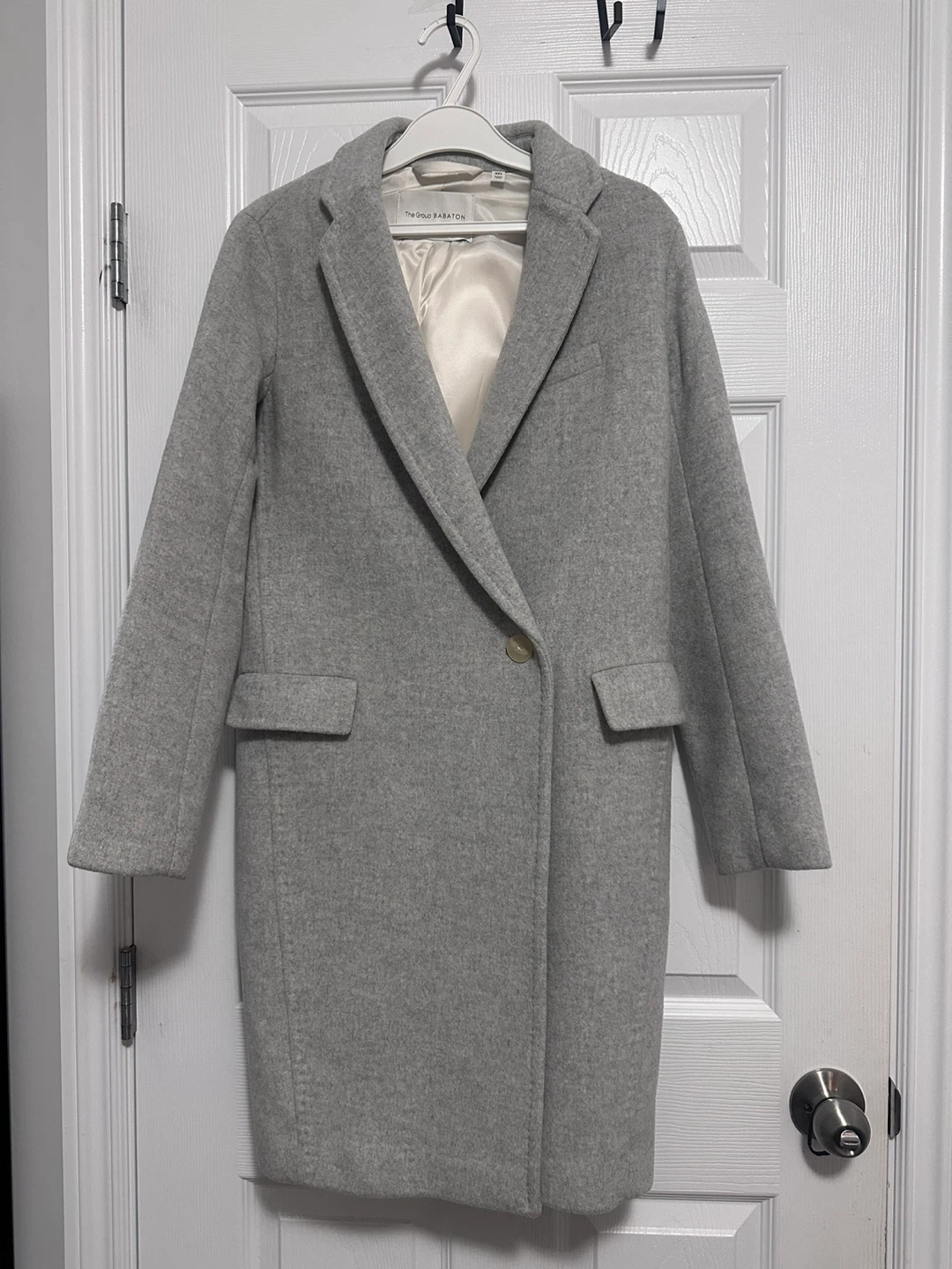Babaton The Group Grey Wool Coat - XXS