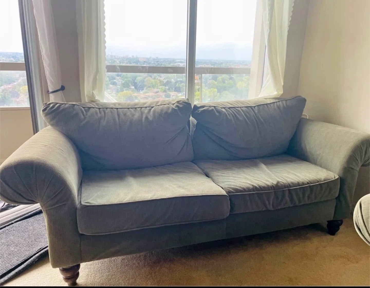 Green Loveseat Sofa image indicator(2)