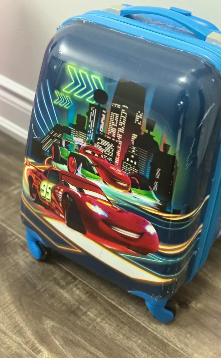 Cars Rolling Suitcase - Kids Luggage thumbnail