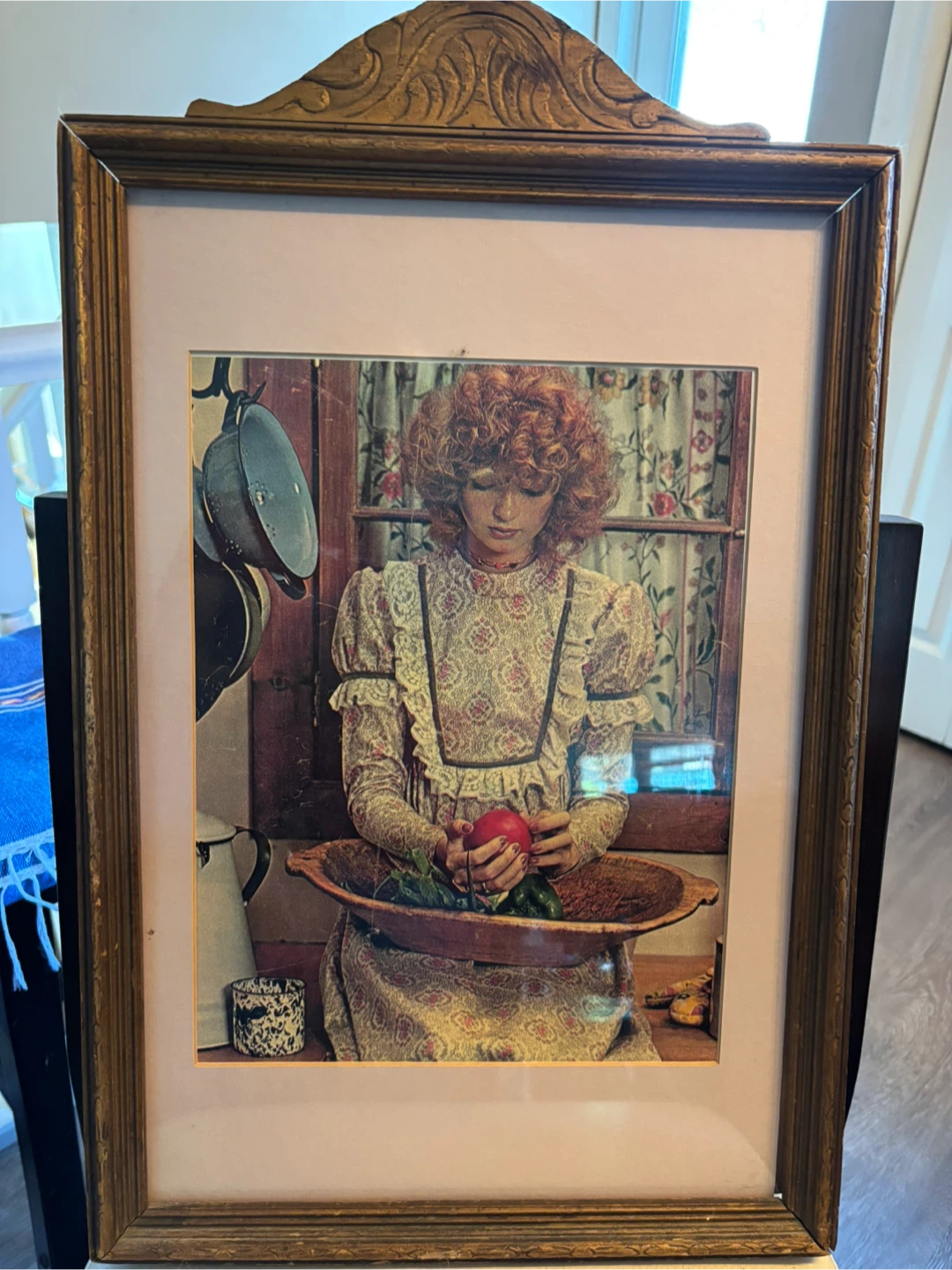 Antique Frame with vintage print