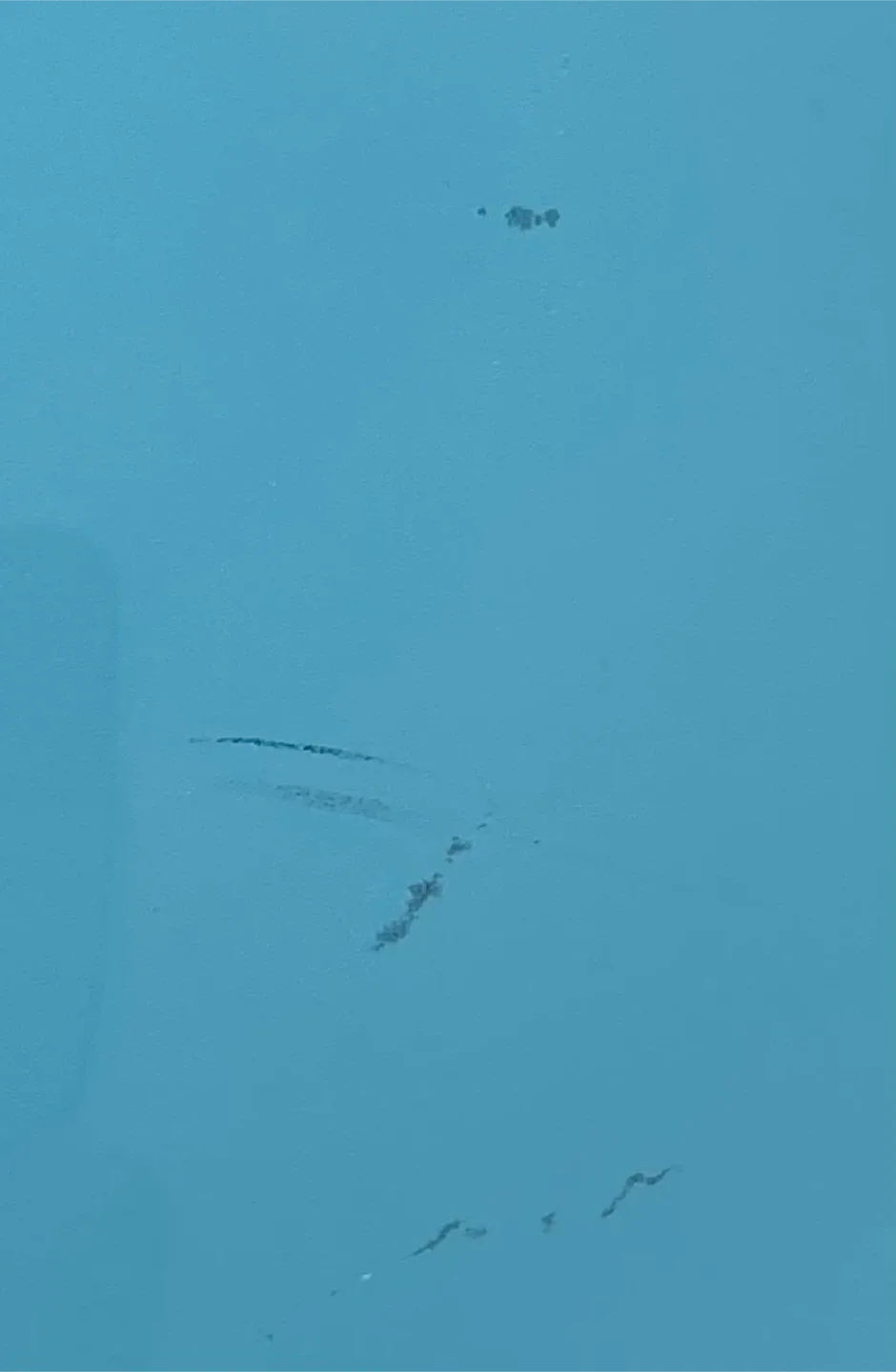 Light Blue Glass Coffee Table 36x36" image indicator(4)