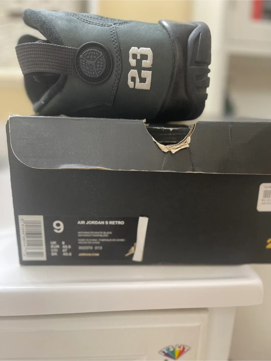 Air Jordan 9 Retro Anthracite Size 9 image indicator(4)