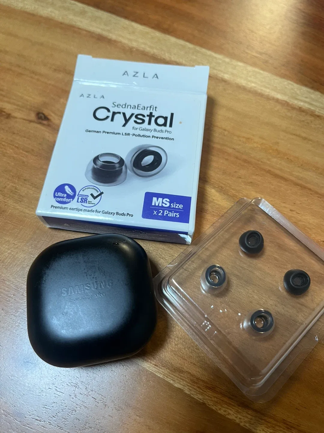 Samsung Buds Pro + AZLA SednaEarfit Crystal MS Size image indicator(3)