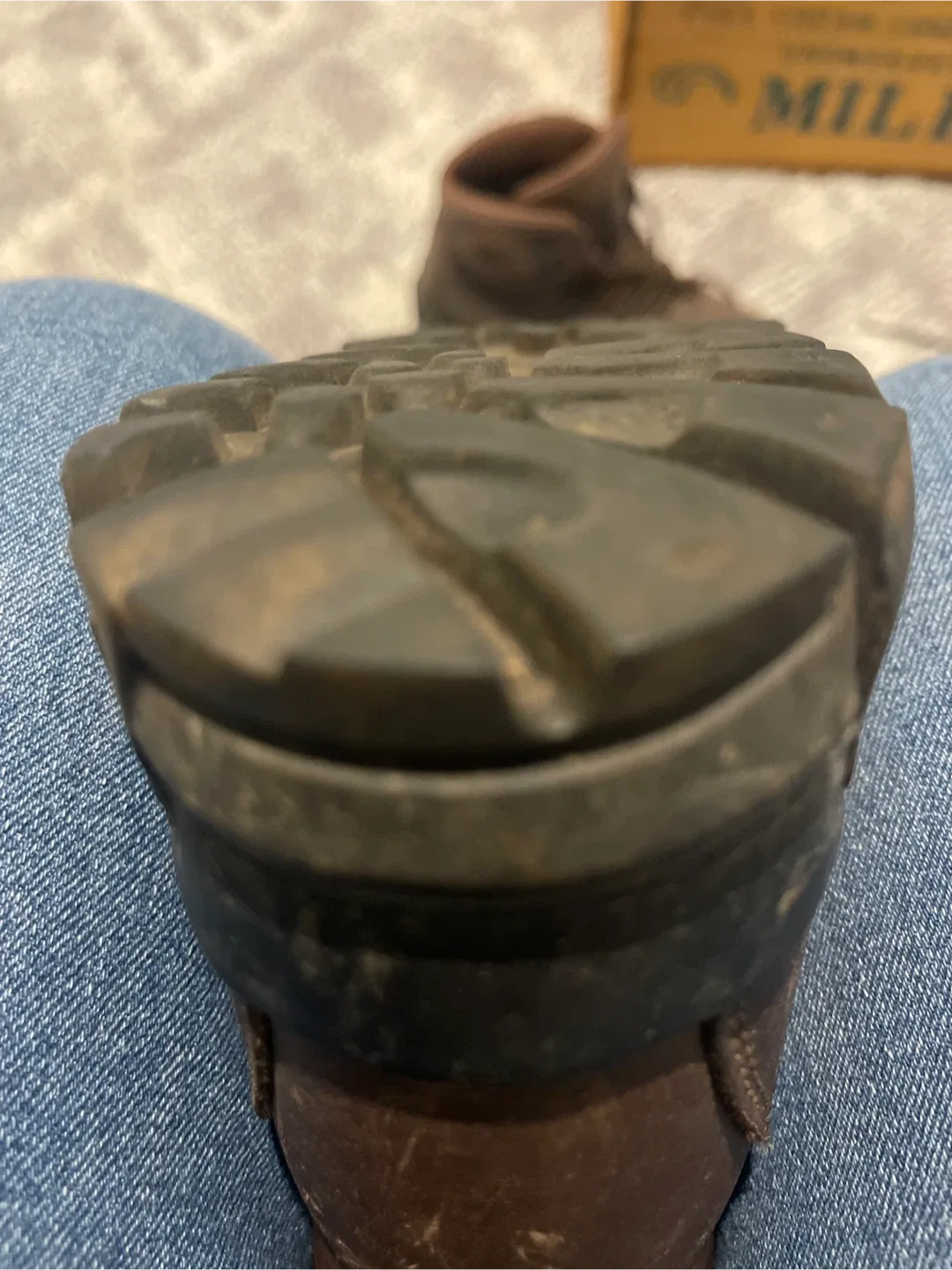 Merrell Brown Leather Hiking Boots image indicator(3)