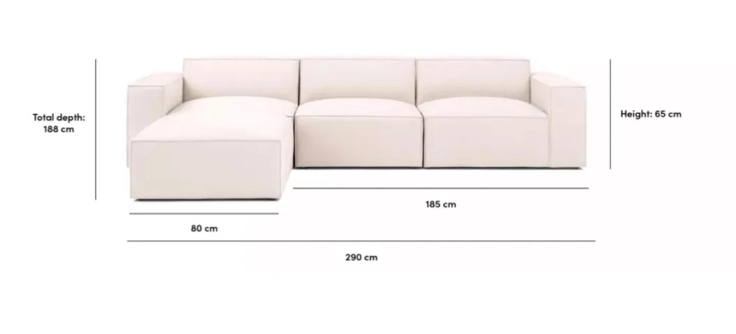 Modern Modular Sectional Sofa - Light Grey image indicator(2)