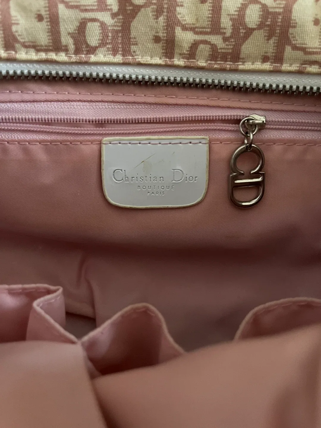 Christian Dior Pink Oblique Boston Bag image indicator(5)