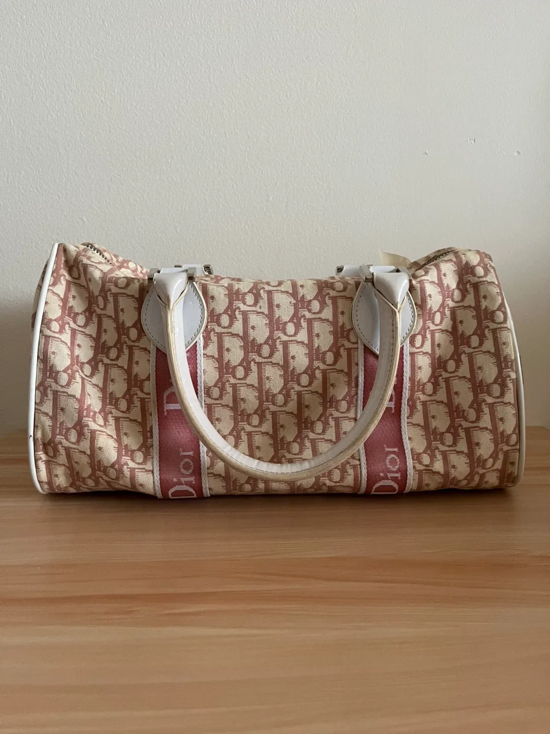 Christian Dior Pink Oblique Boston Bag image indicator(2)