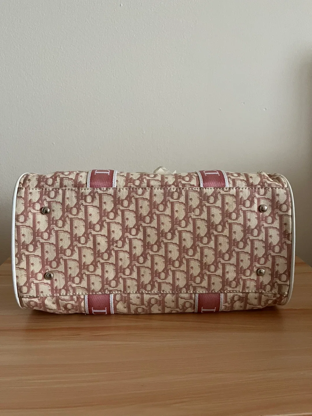 Christian Dior Pink Oblique Boston Bag image indicator(4)