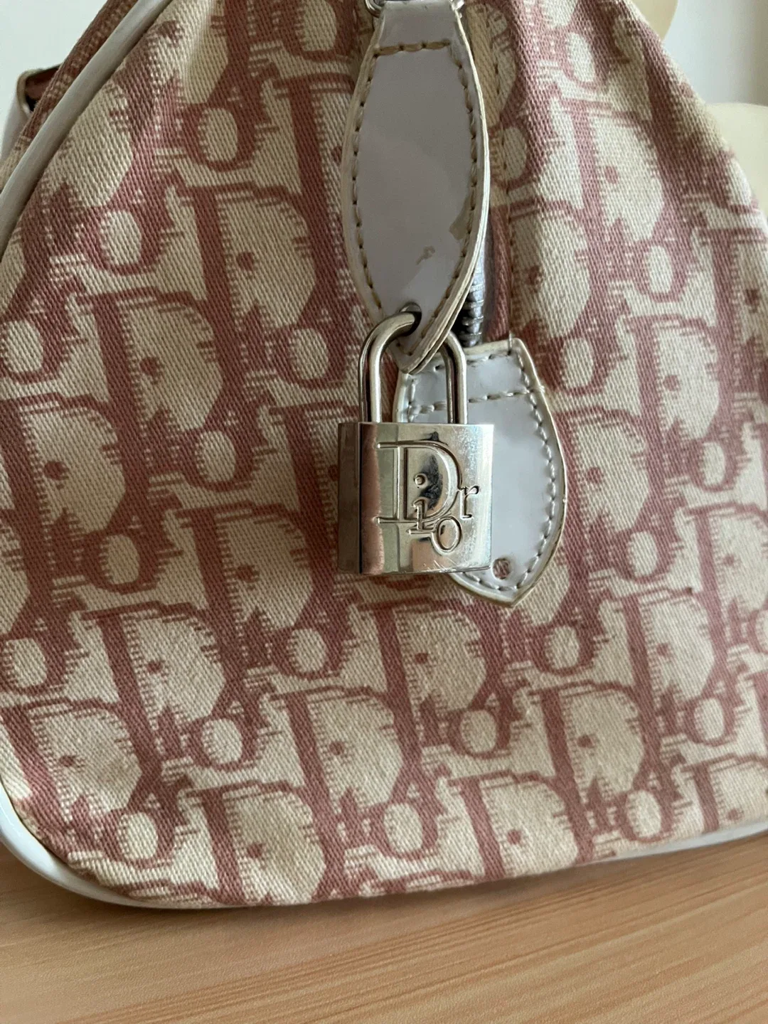 Christian Dior Pink Oblique Boston Bag image indicator(3)