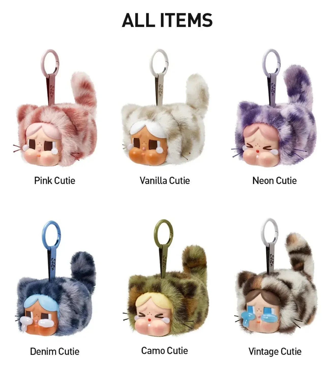 Crybaby Vanilla Cutie Plush Keychain image indicator(2)