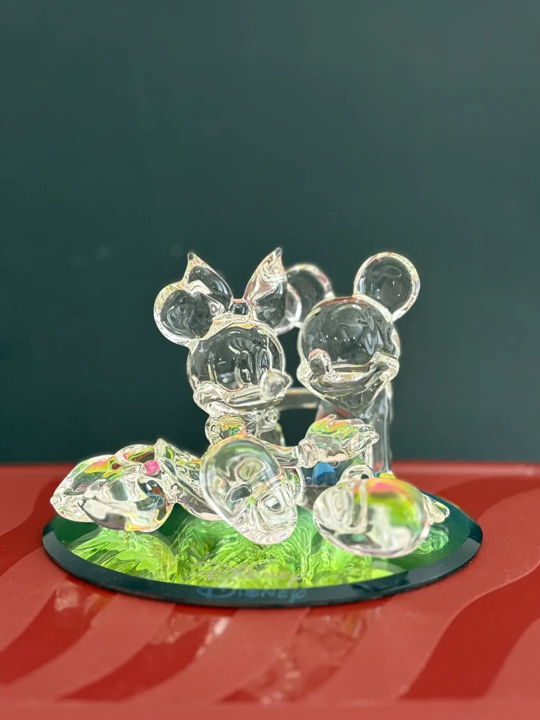Disney Arribas Crystal Mickey & Minnie Figurine image indicator(2)