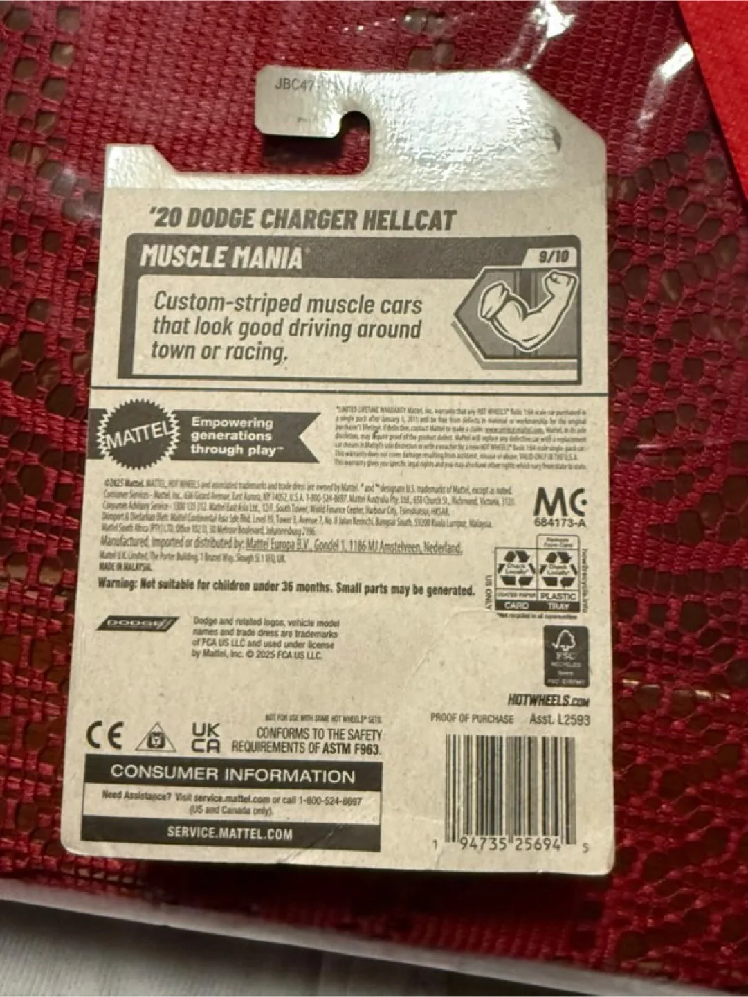 ‘20 Dodge Charger Hellcat *Super Treasure Hunt* image indicator(2)