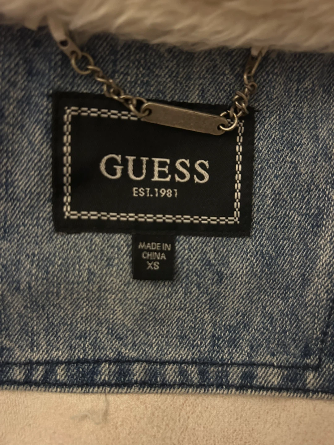 Guess Denim and Faux Fur Vest - photo 3