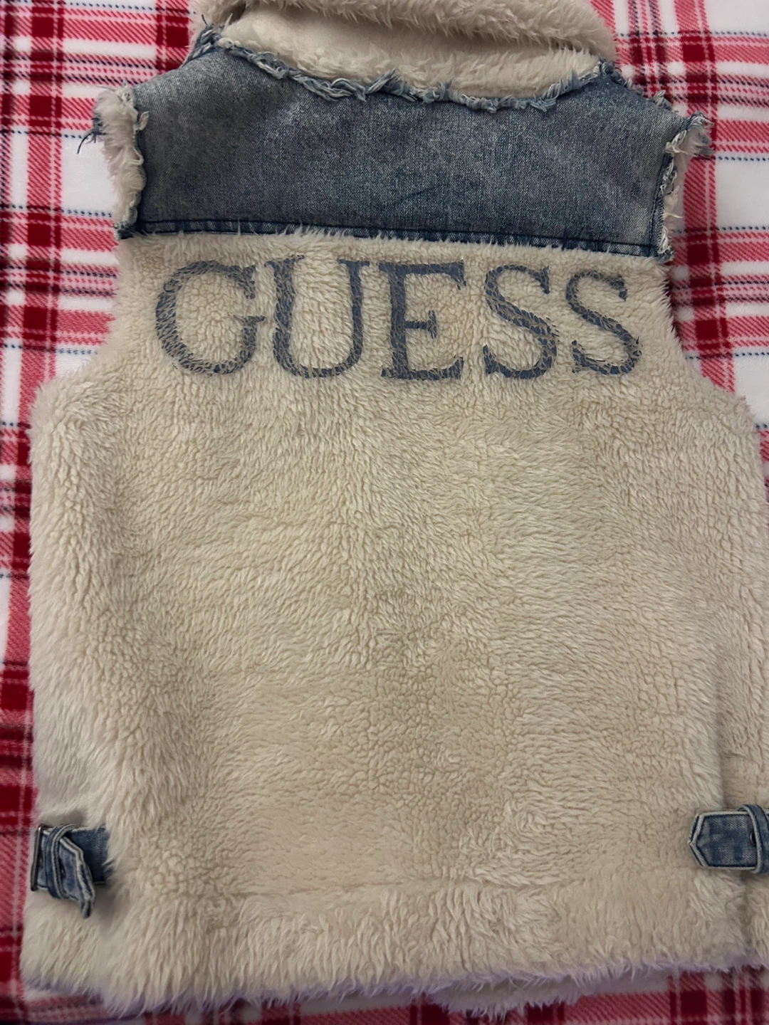 Guess Denim and Faux Fur Vest - photo 2