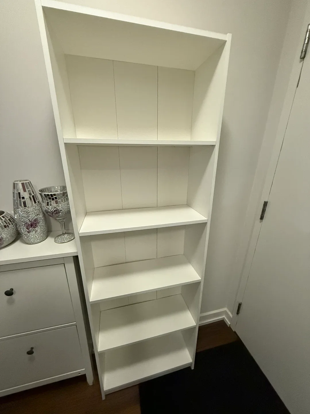 White Wooden Bookshelf thumbnail