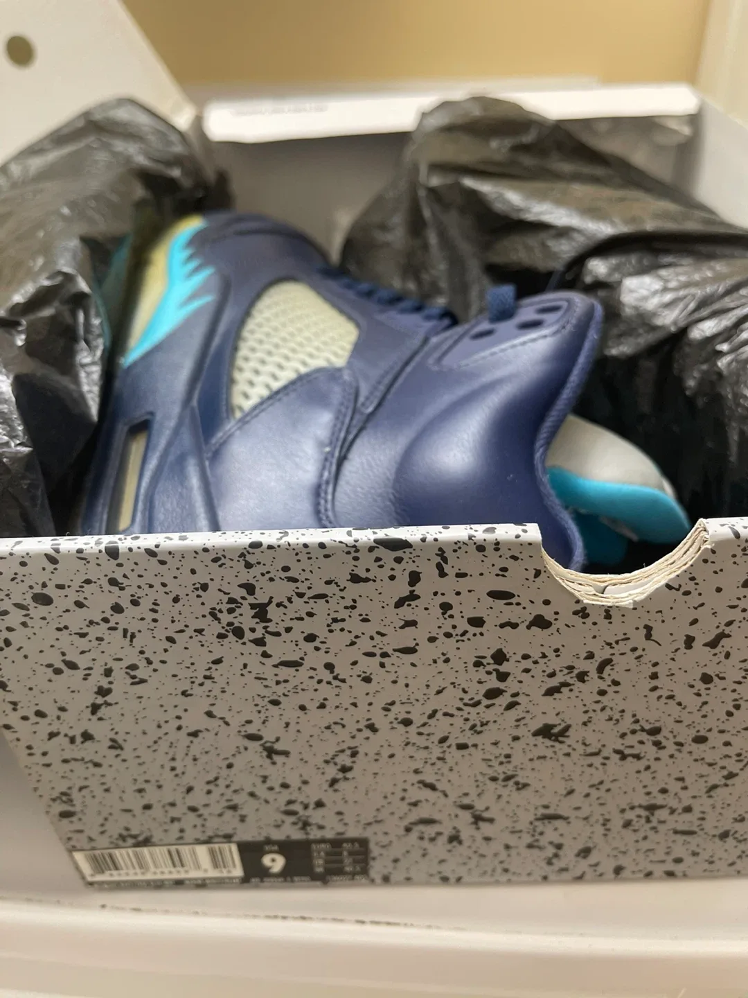 Air Jordan 5 Retro Blue Bird Size 9 image indicator(5)