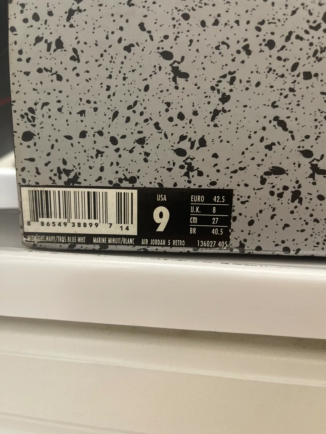 Air Jordan 5 Retro Blue Bird Size 9 image indicator(6)