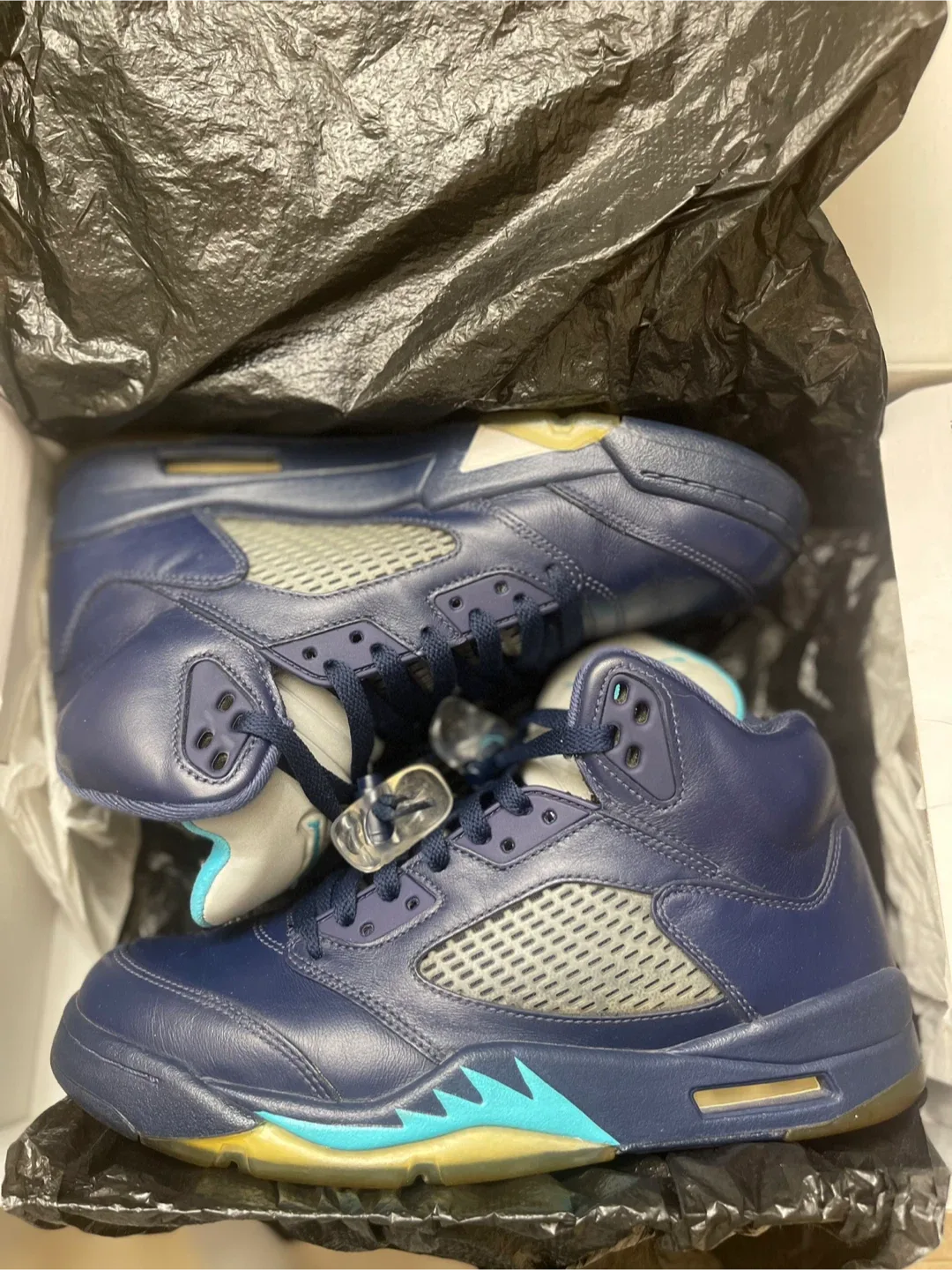 Air Jordan 5 Retro Blue Bird Size 9 image indicator(2)
